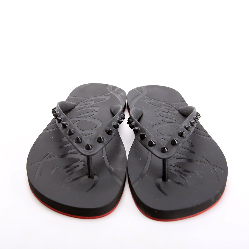Loubi Flip Spikes Donna Flats Size 39 Black