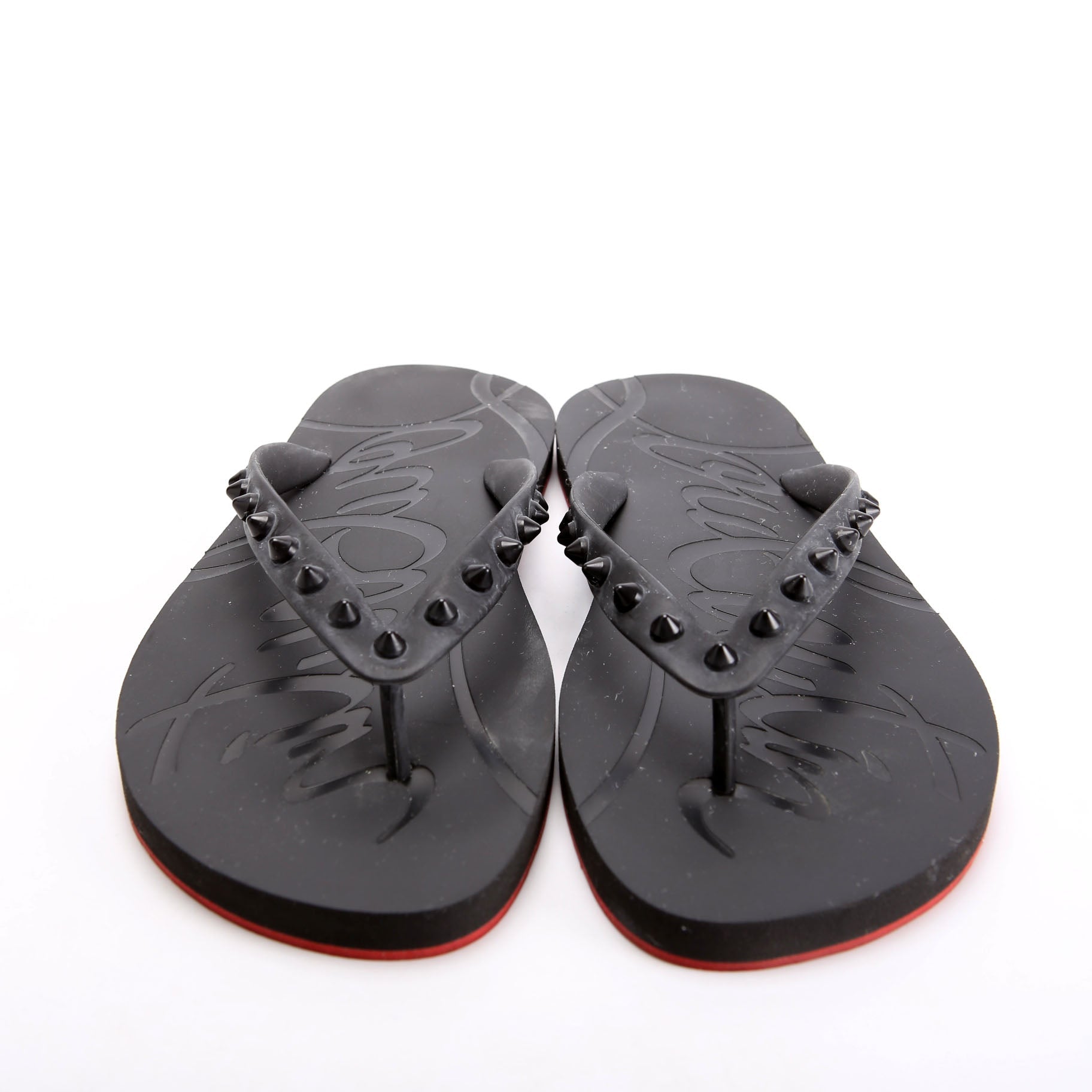 Loubi Flip Spikes Donna Flats Size 39 Black