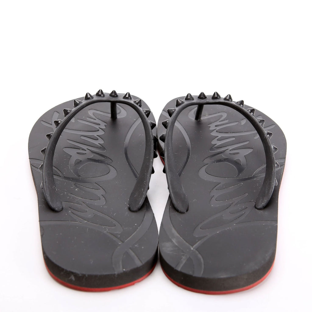 Loubi Flip Spikes Donna Flats Size 39 Black