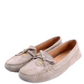 Suede Driving Loafers Size 38 Taupe