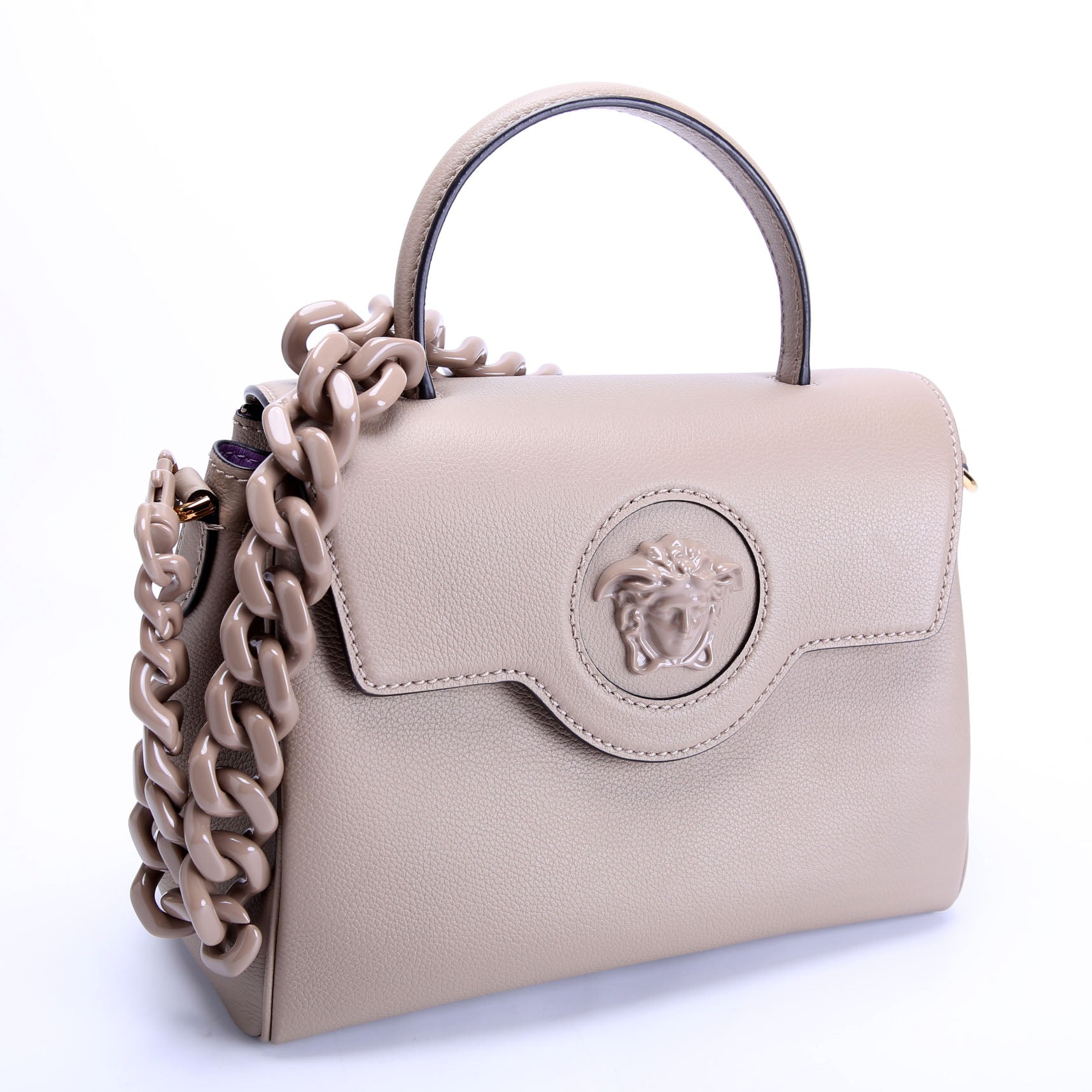 DBFI039 La Medusa Handbag Taupe