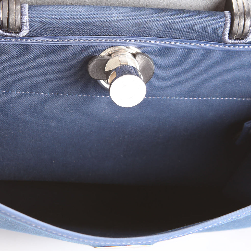 Hermes Herbag 31 Zip Navy/Black