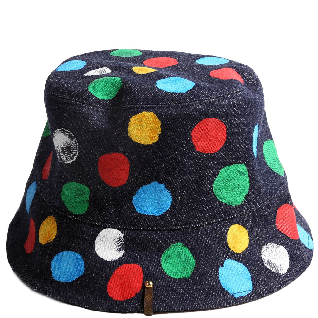 Bucket Denim Kusama Painted Dots Size Small