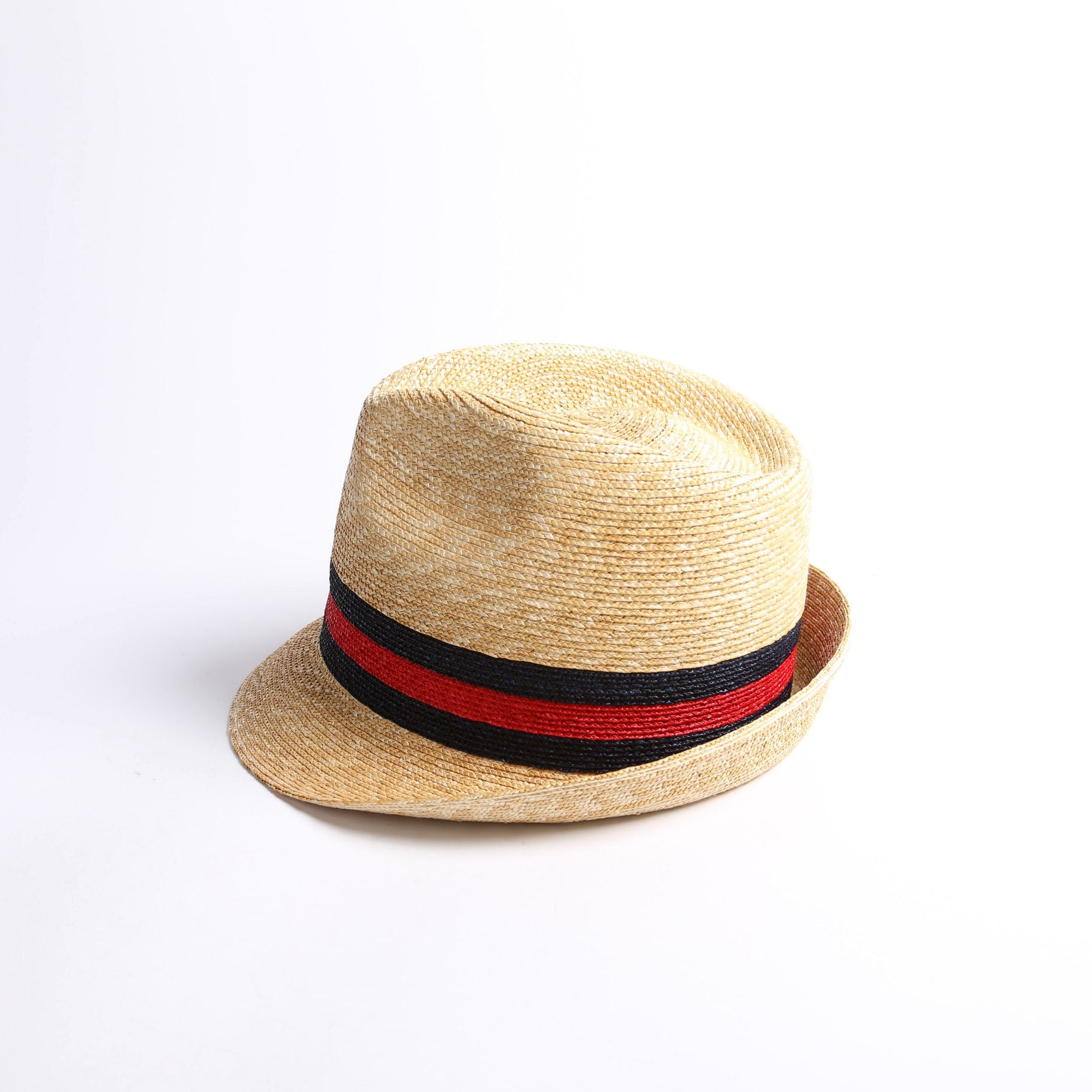 434760 Woven Straw Web Fedora Size Medium 57 cm