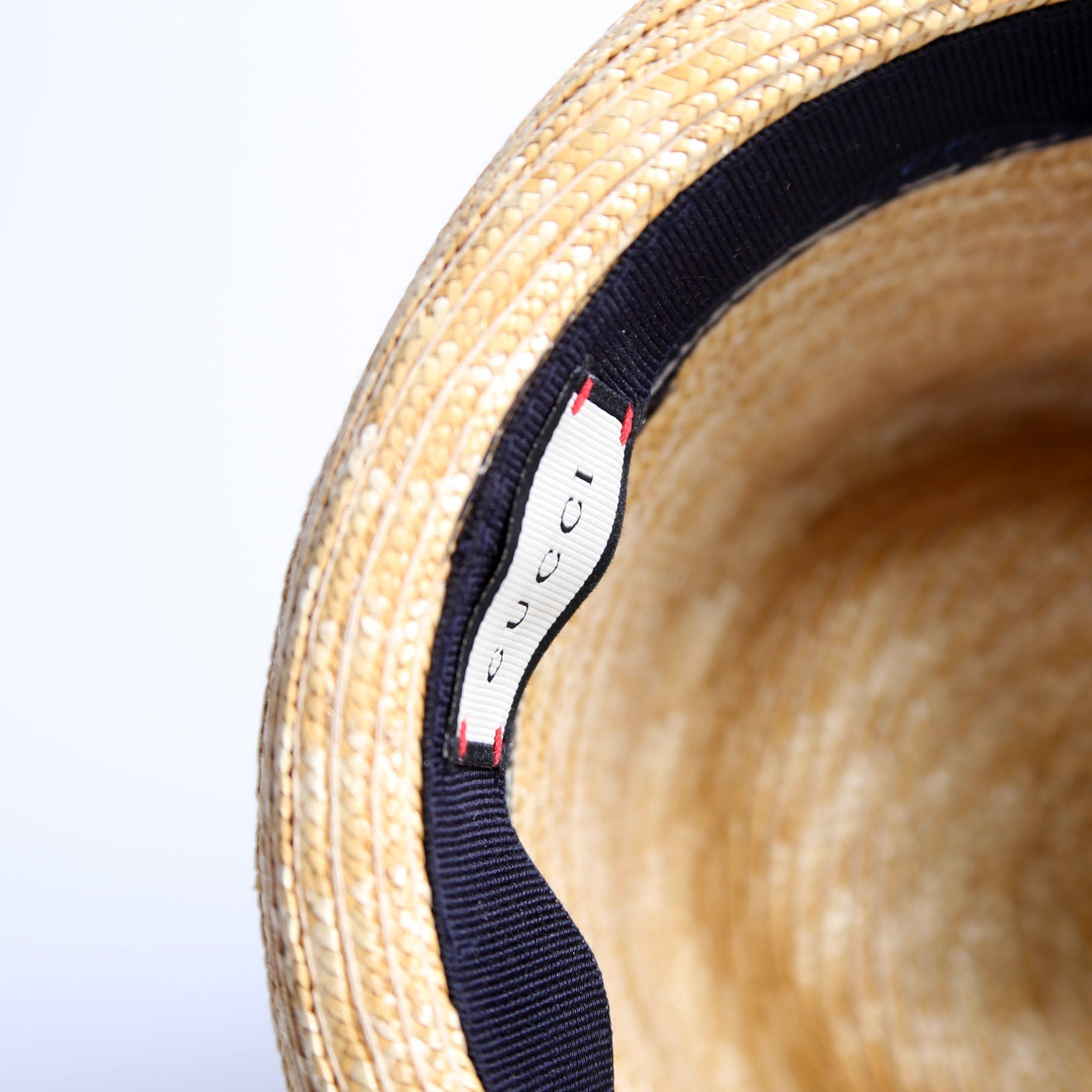 434760 Woven Straw Web Fedora Size Medium 57 cm