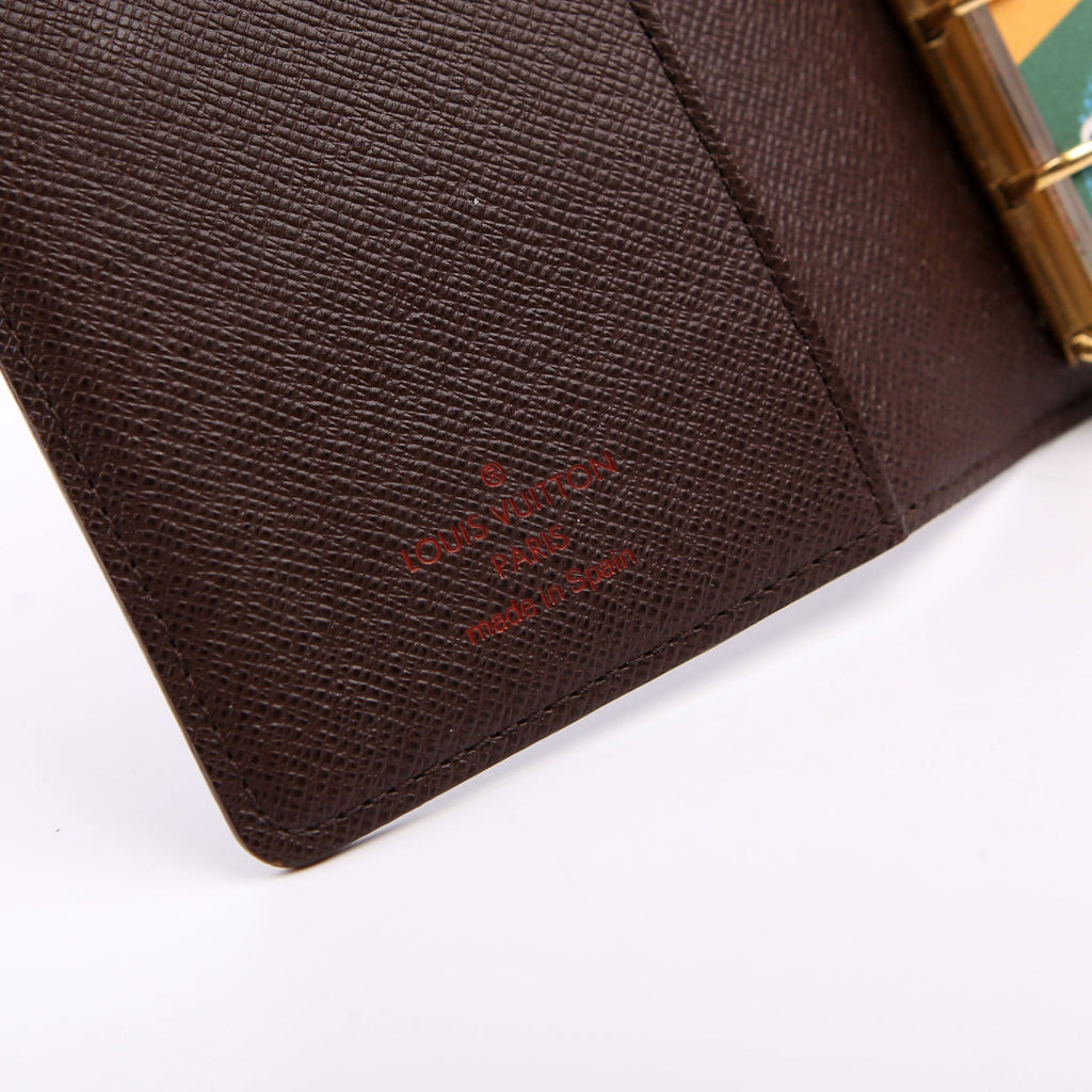 Agenda Small Ring Damier Ebene