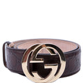 Gucci 114876 Interlocking Leather Size 80/32