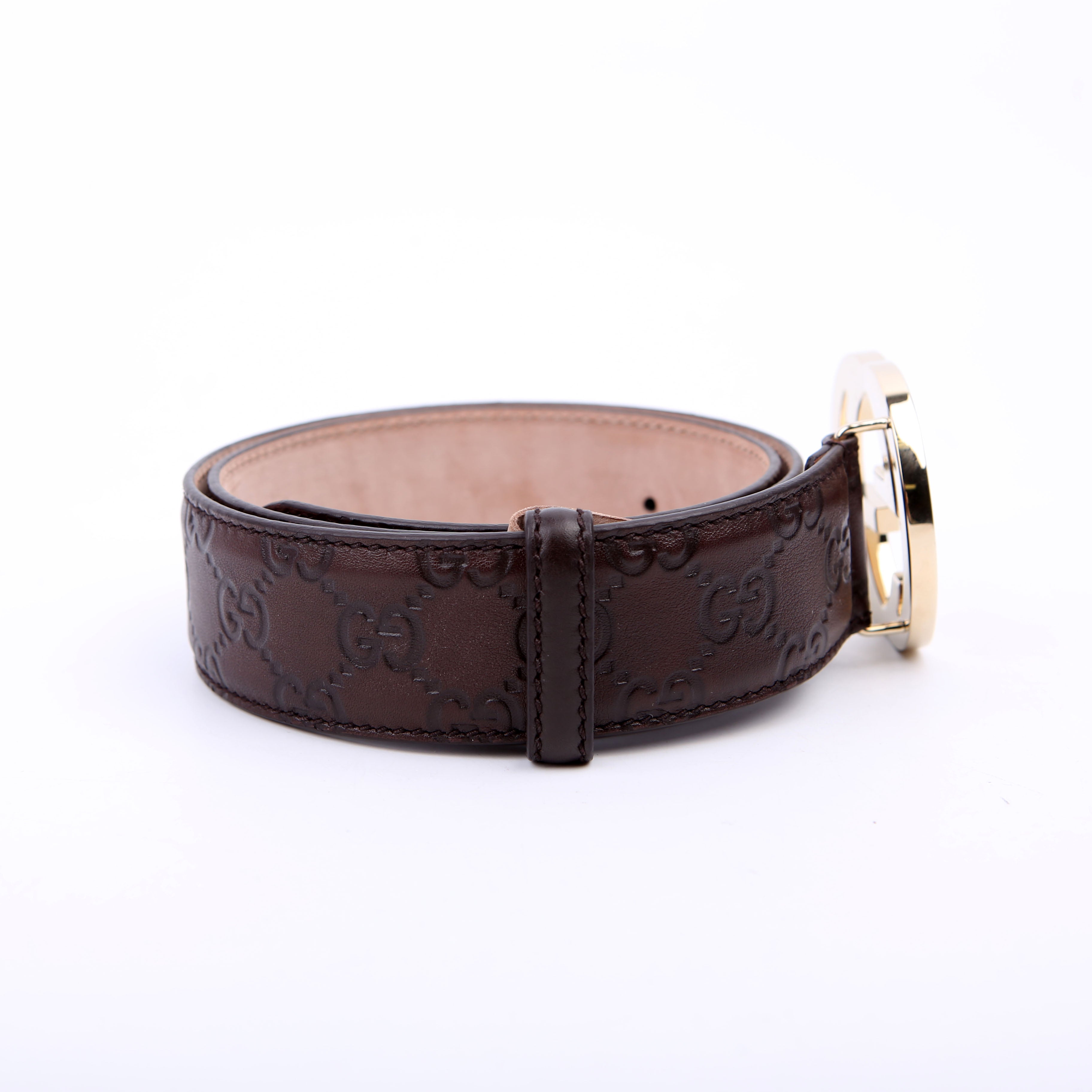Gucci 114876 Interlocking Leather Size 80/32
