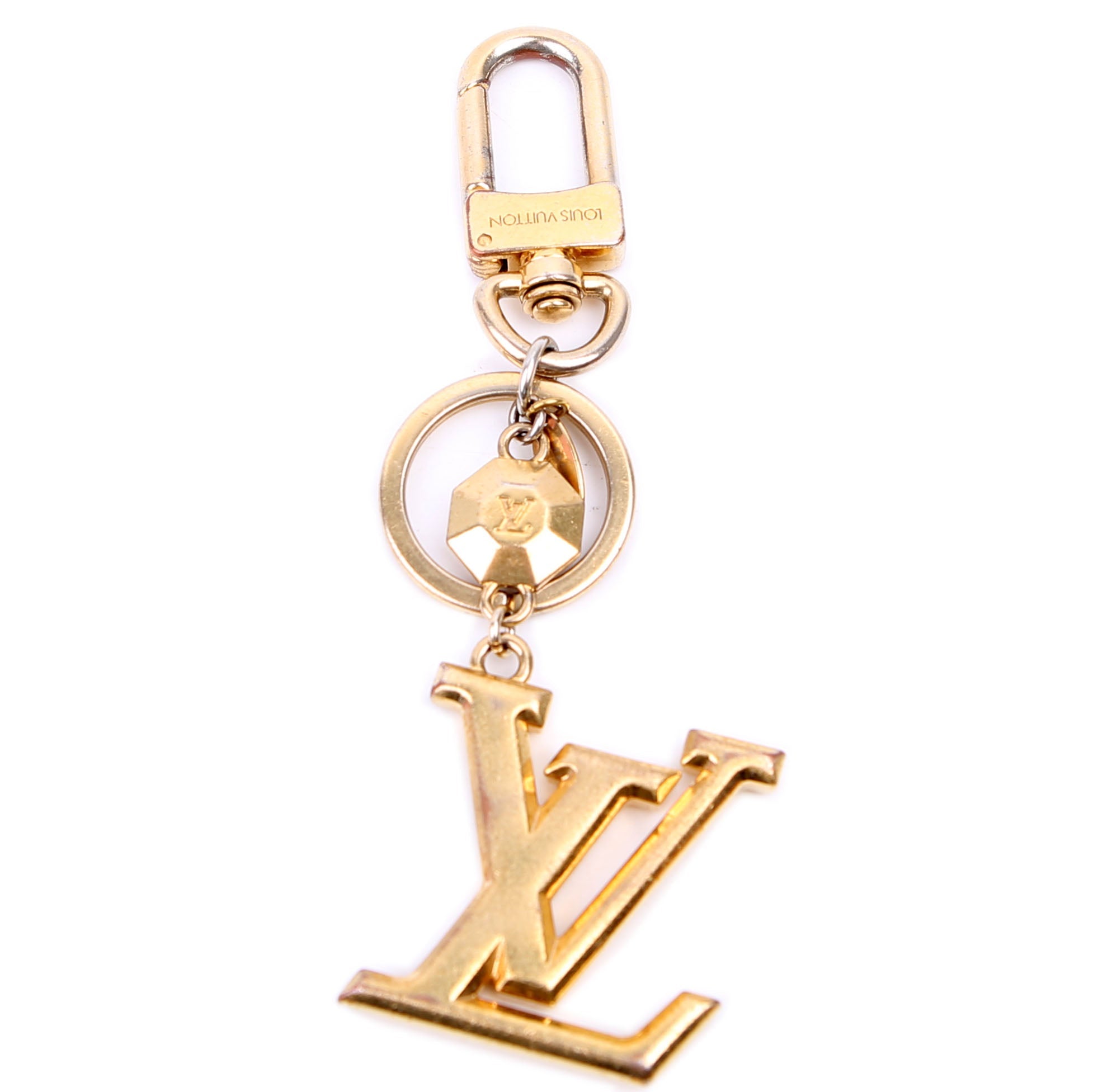 Facettes Bag Charm Gold