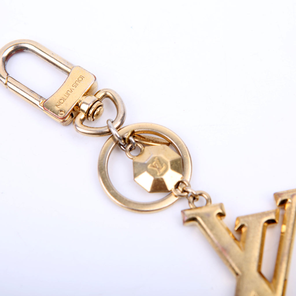 Facettes Bag Charm Gold