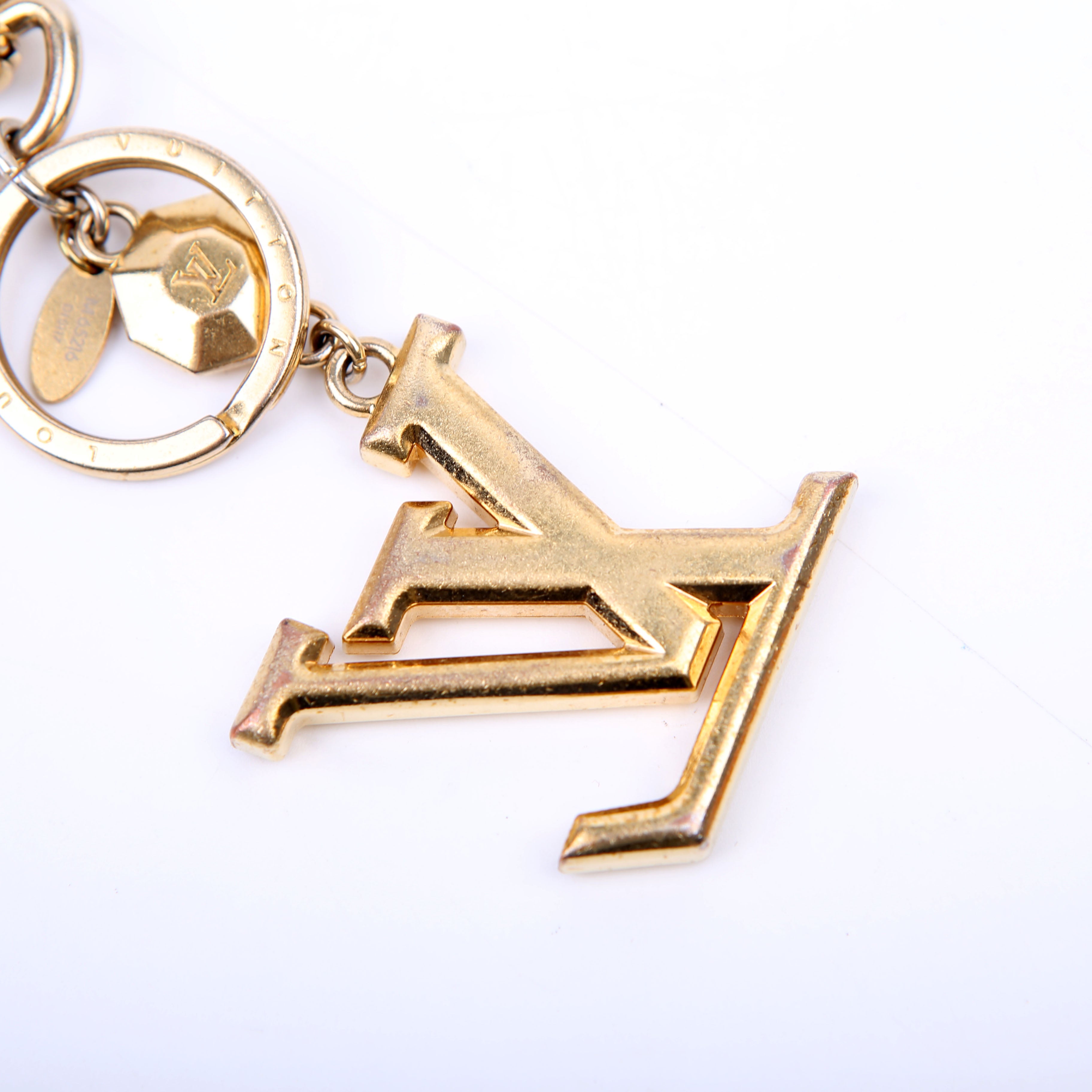 Facettes Bag Charm Gold