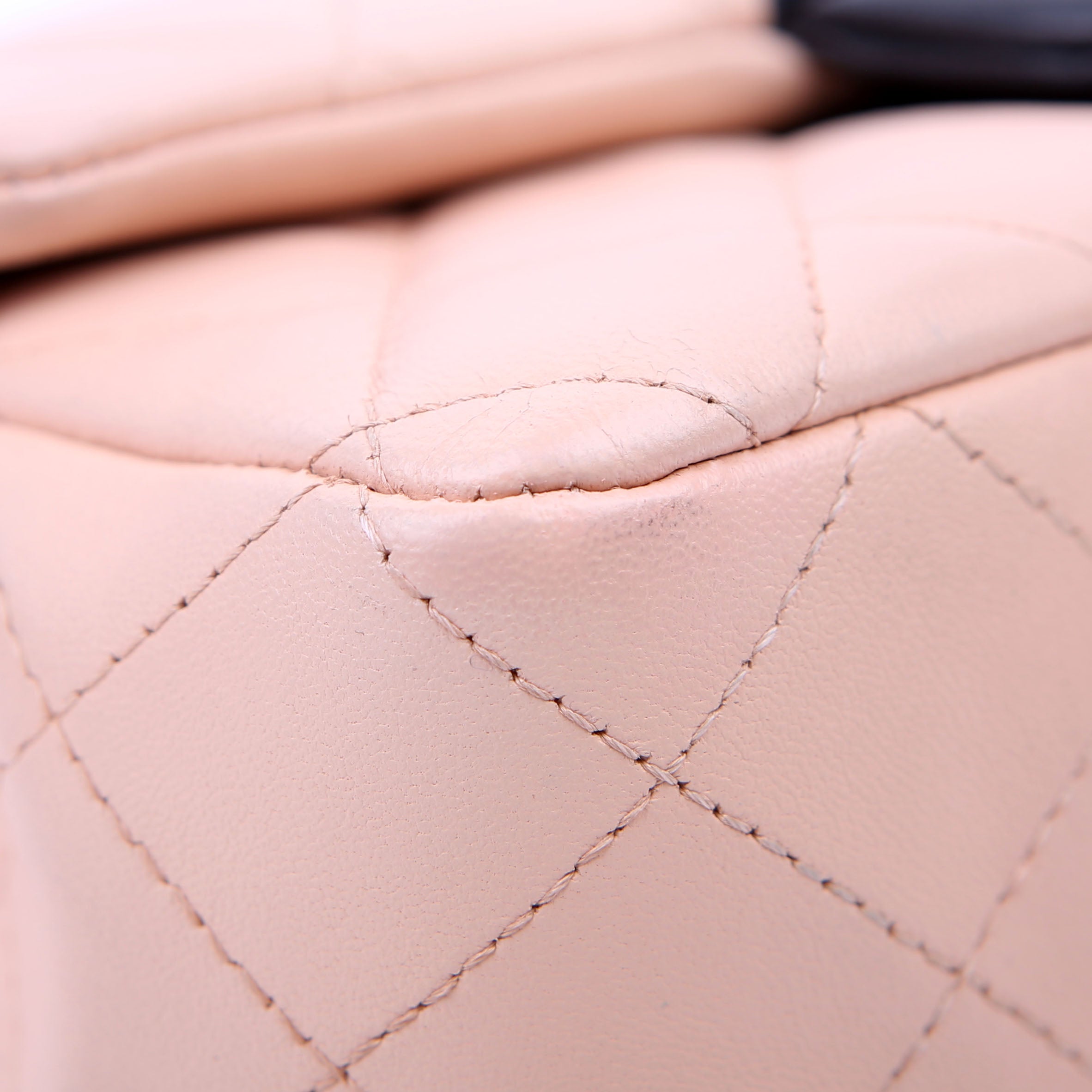 Classic Flap Mini Rectangle Lambskin RFID Black/Pink