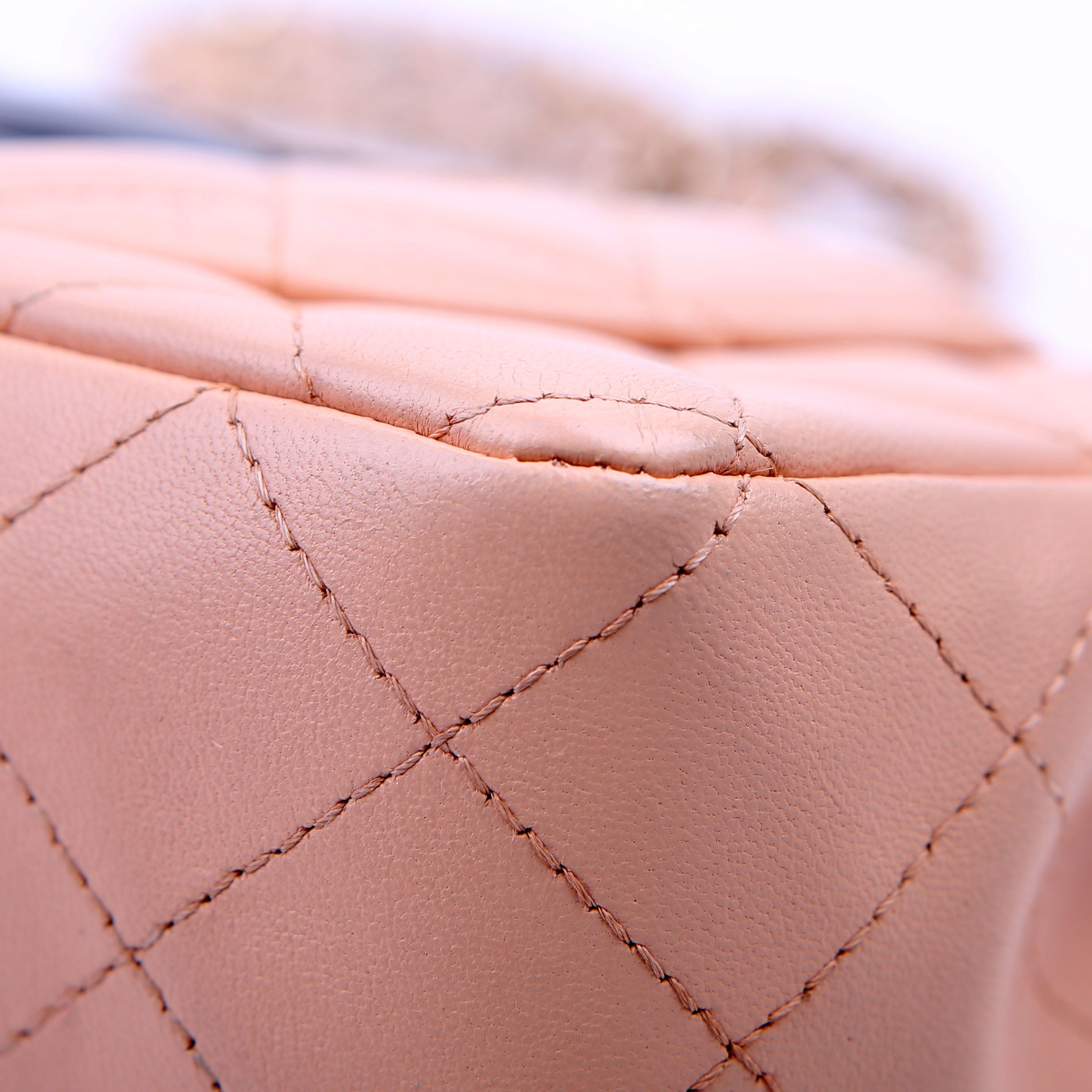 Classic Flap Mini Rectangle Lambskin RFID Black/Pink