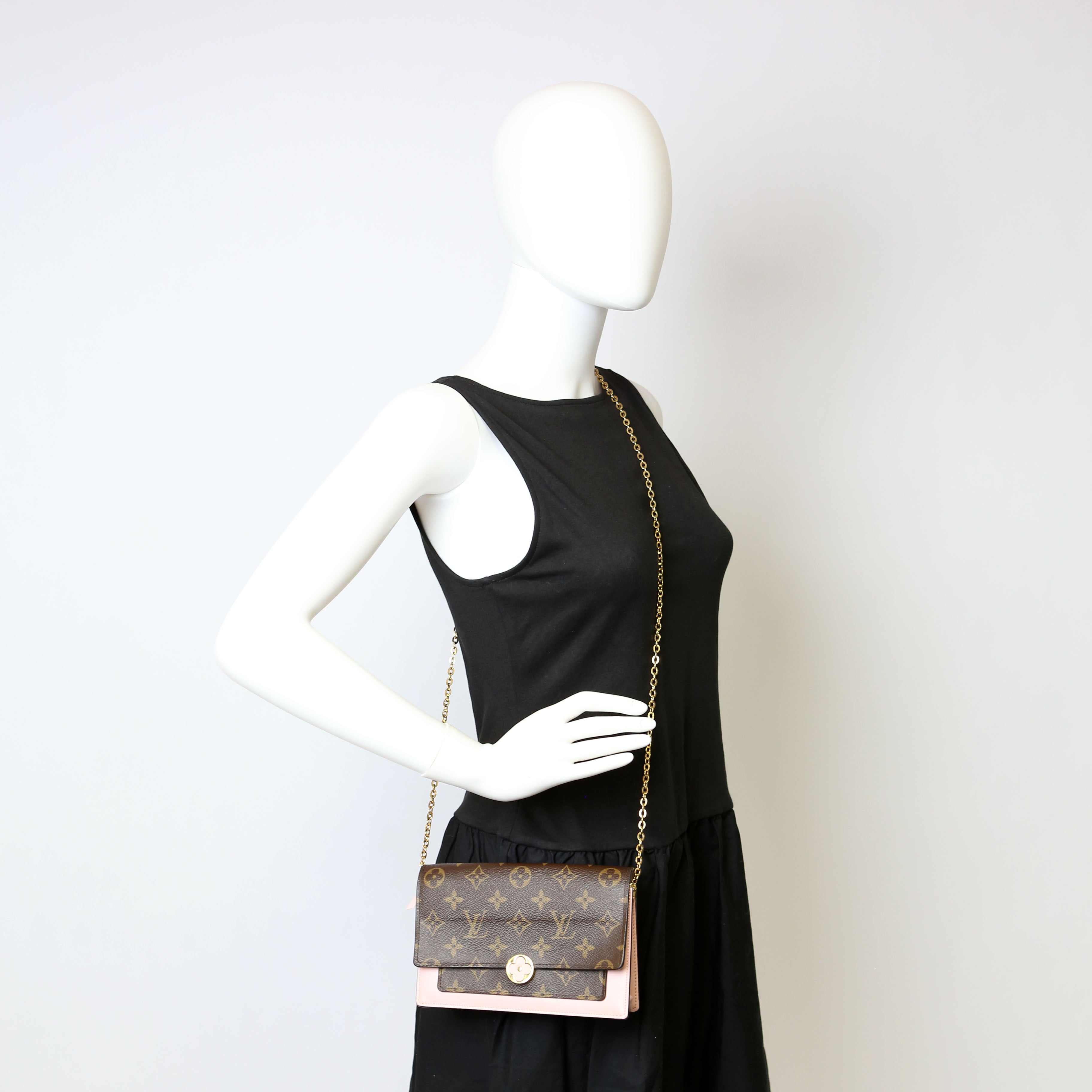 Flore Chain Wallet Monogram