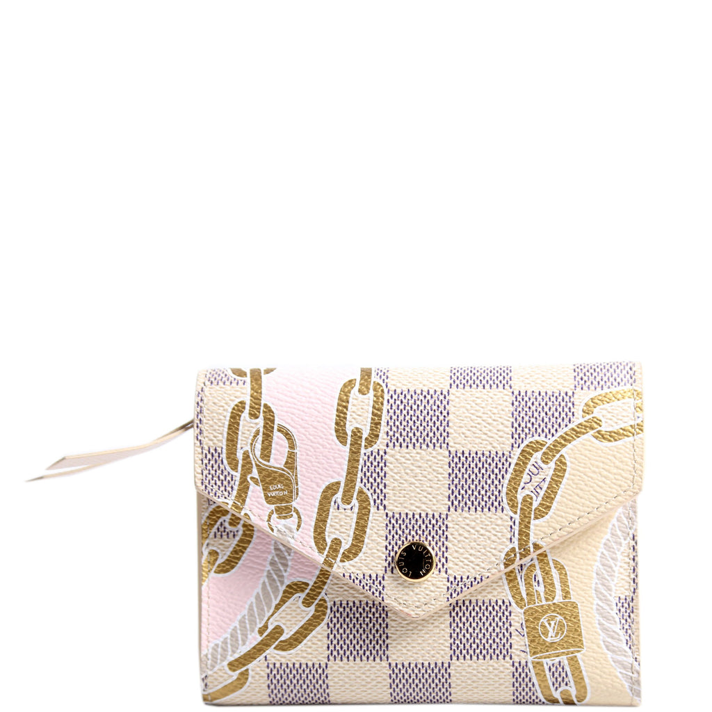 Victorine Nautical Damier Azur