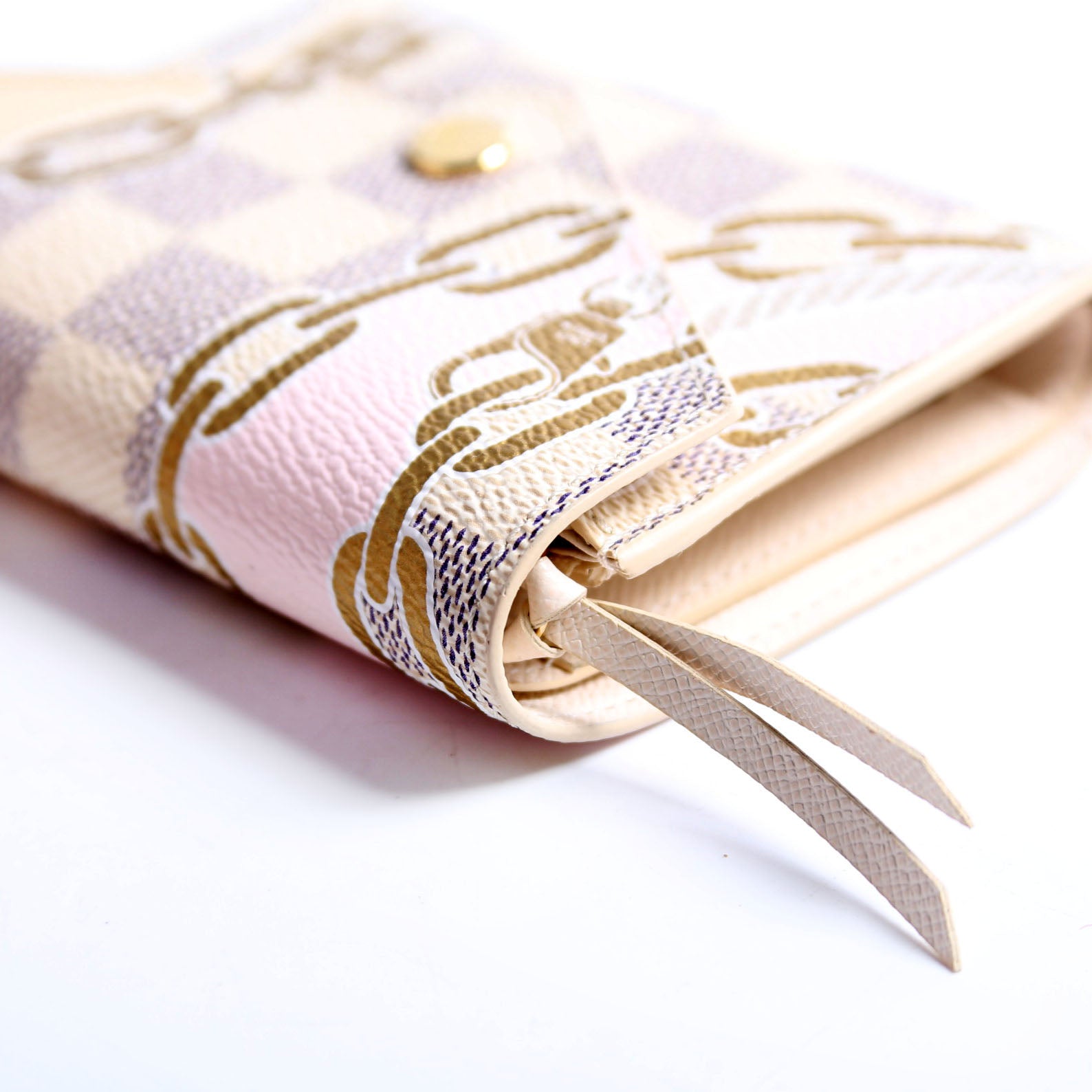 Victorine Nautical Damier Azur