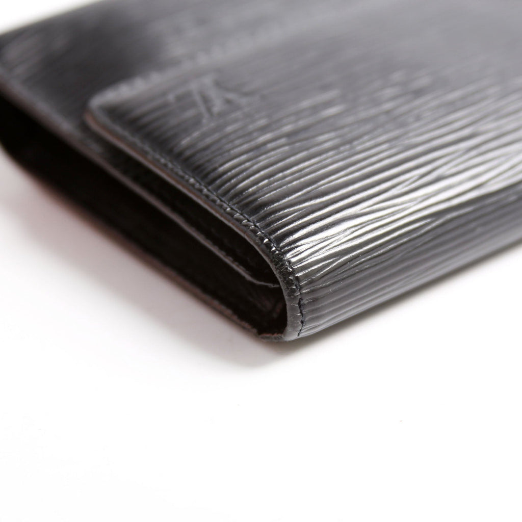 Porte Tresor International Wallet Epi Black