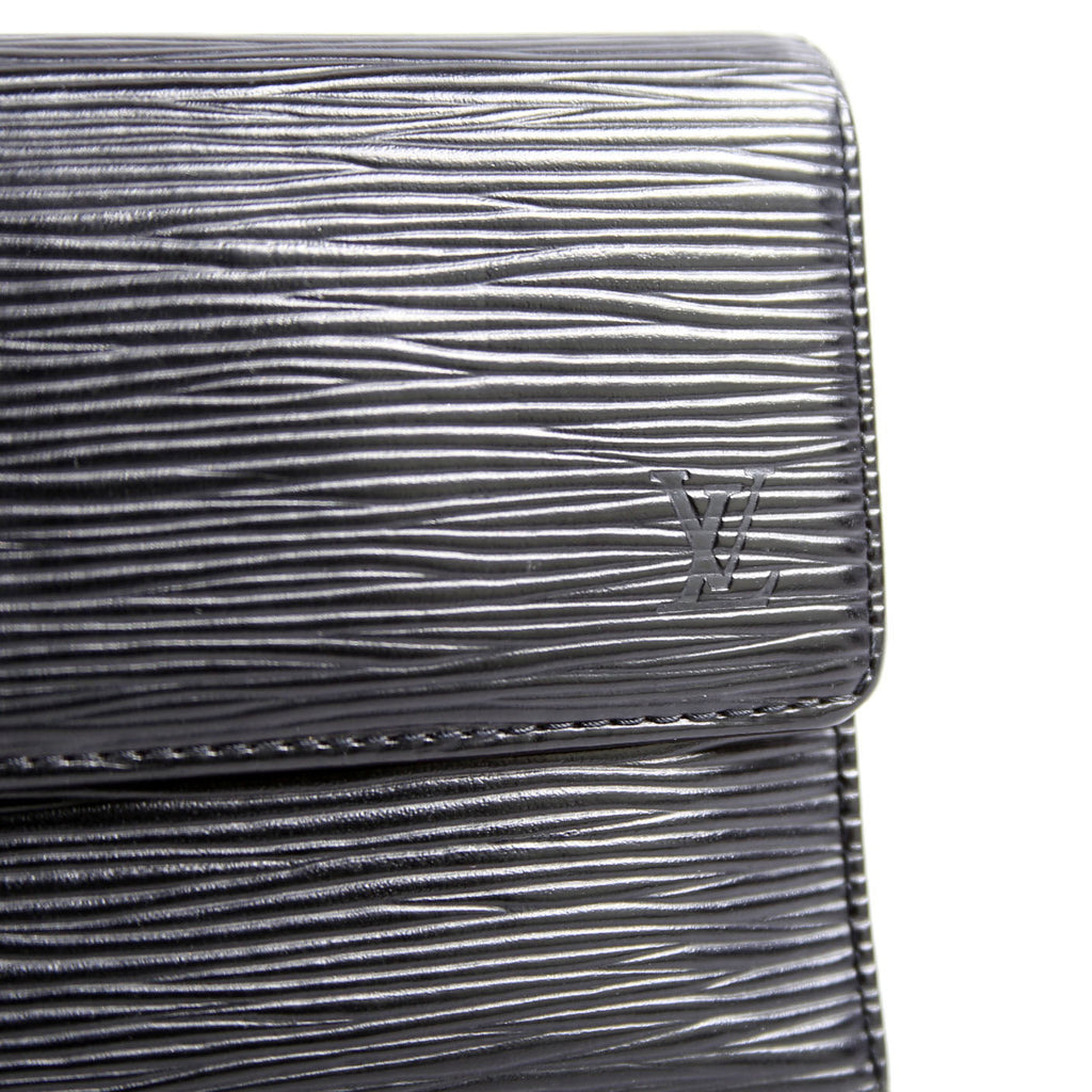 Porte Tresor International Wallet Epi Black