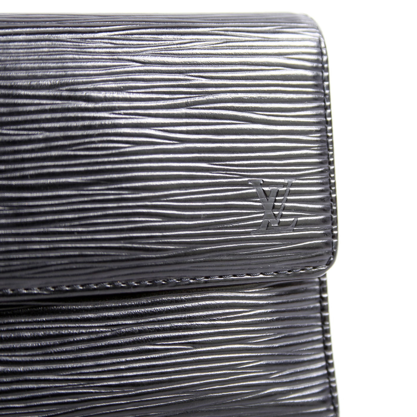 Porte Tresor International Wallet Epi Black