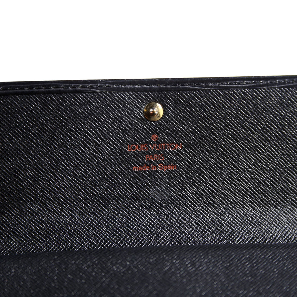 Porte Tresor International Wallet Epi Black