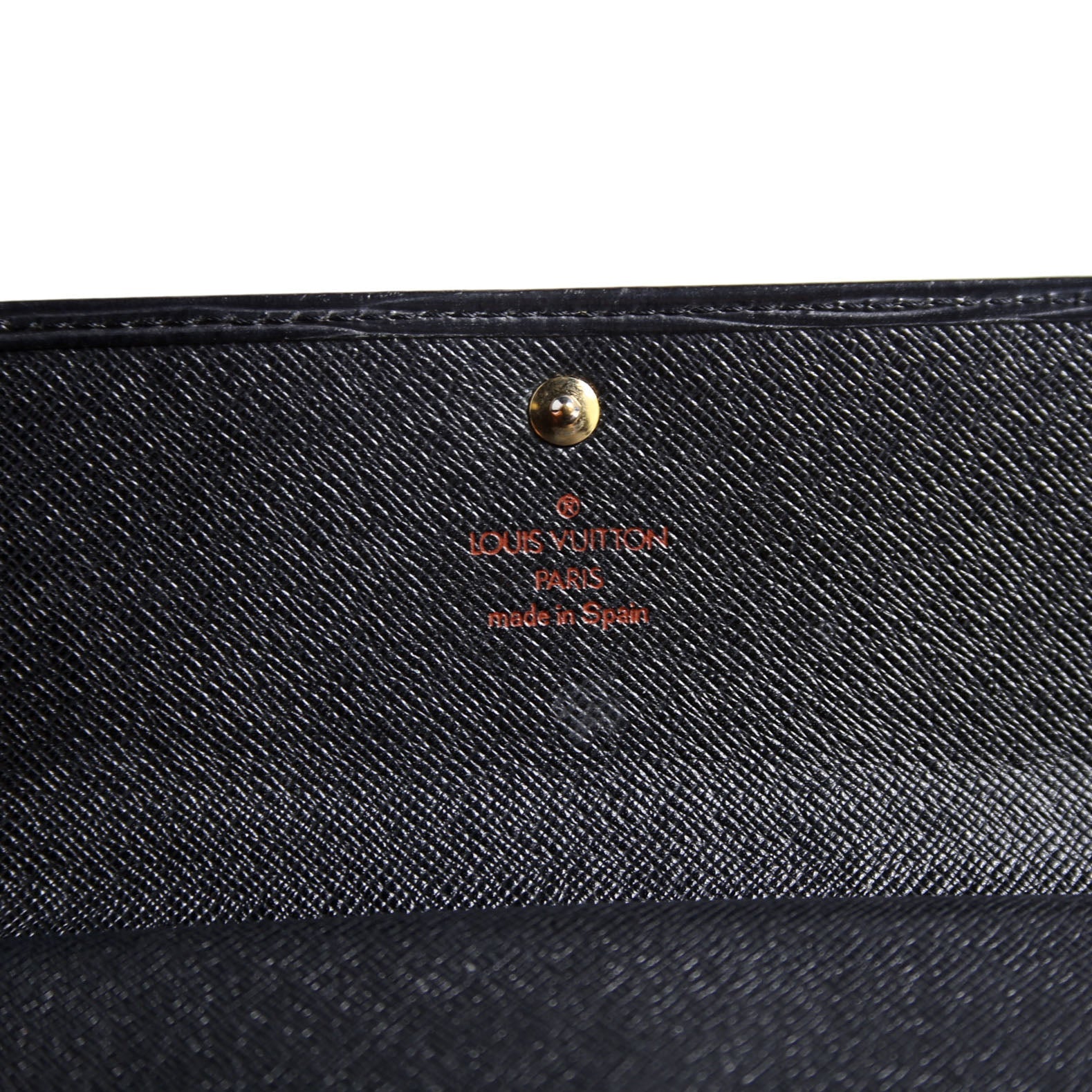 Porte Tresor International Wallet Epi Black