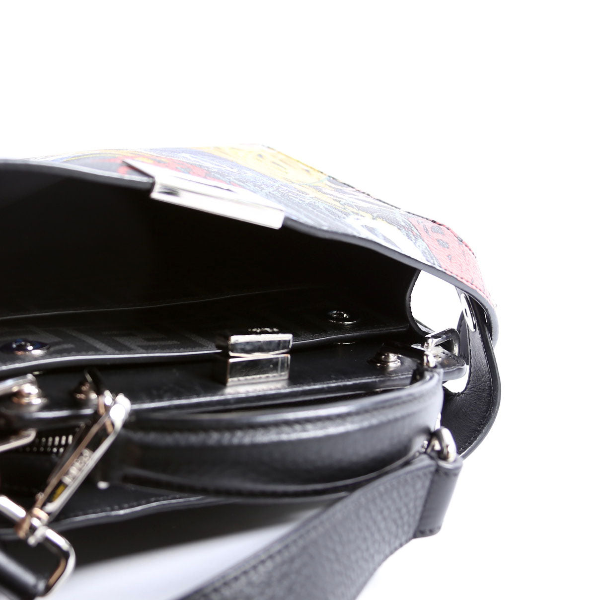 X Noel Fielding Peekaboo Mini Leather Black/Multicolor