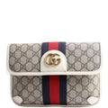 Gucci 674081 GG Supreme Ophidia Belt Bag White