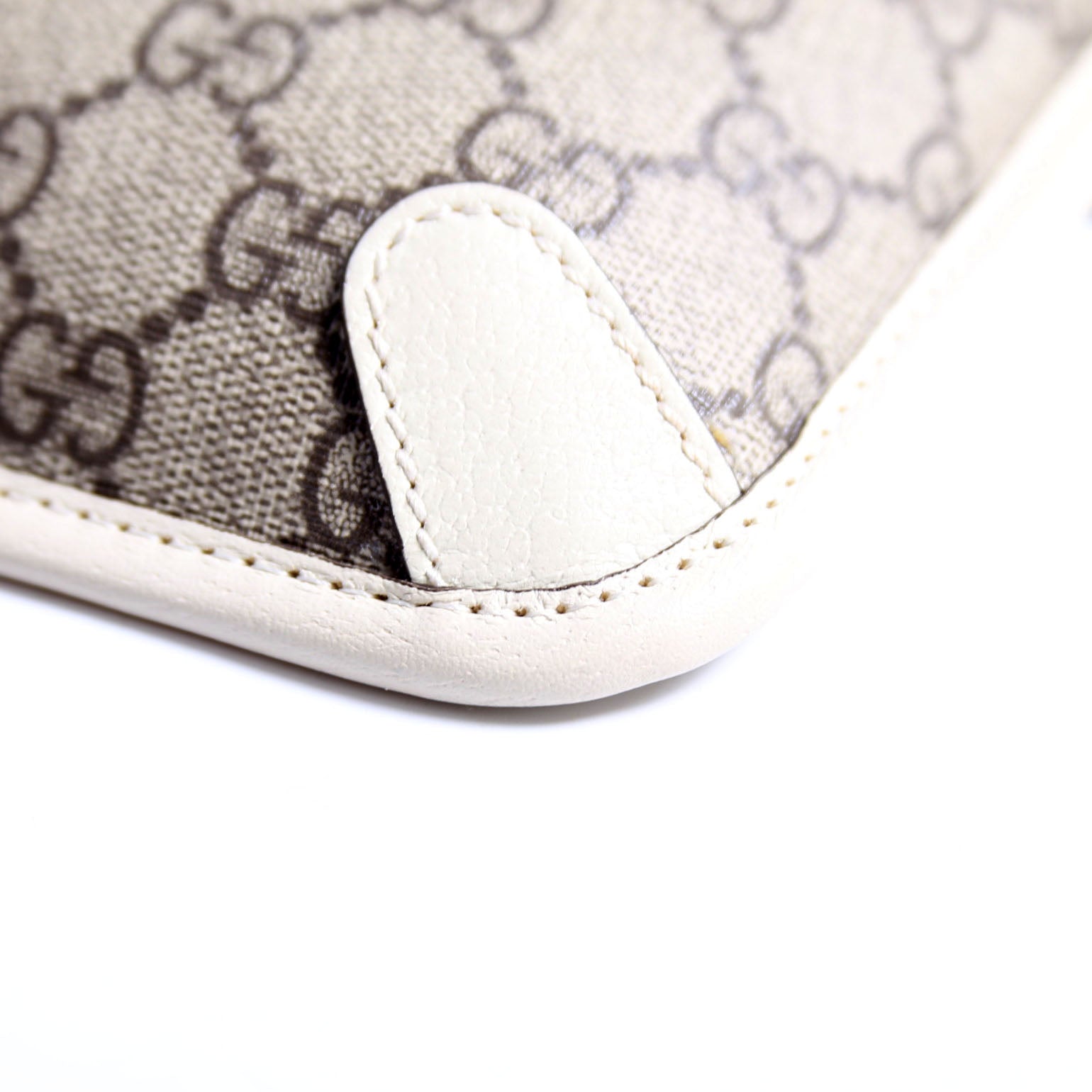 Gucci 674081 GG Supreme Ophidia Belt Bag White