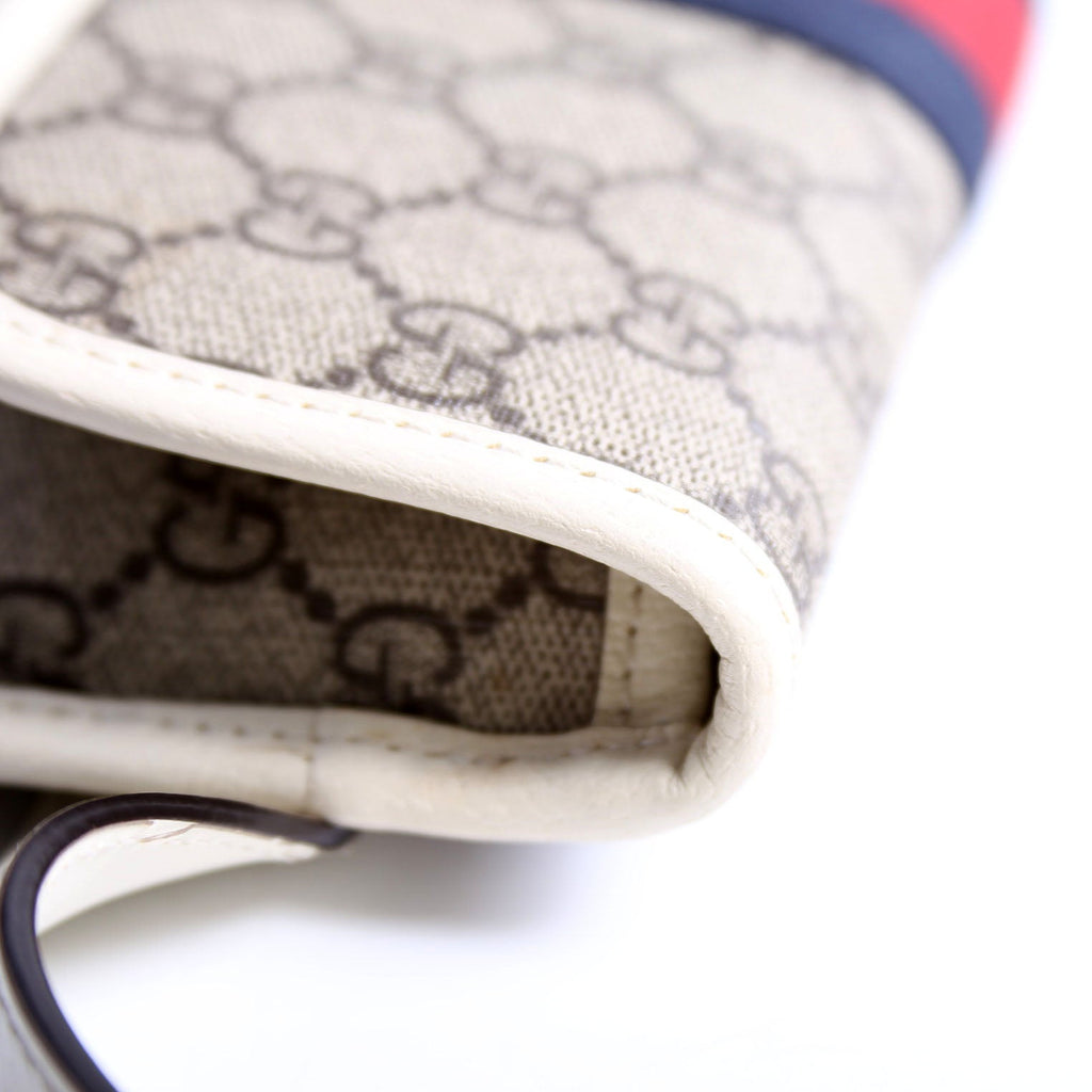 Gucci 674081 GG Supreme Ophidia Belt Bag White