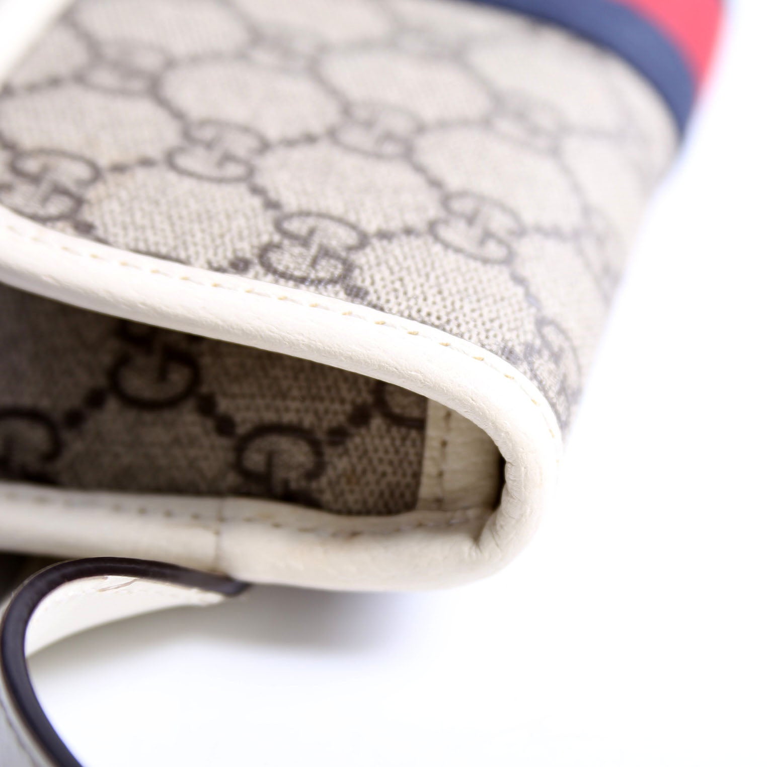 Gucci 674081 GG Supreme Ophidia Belt Bag White