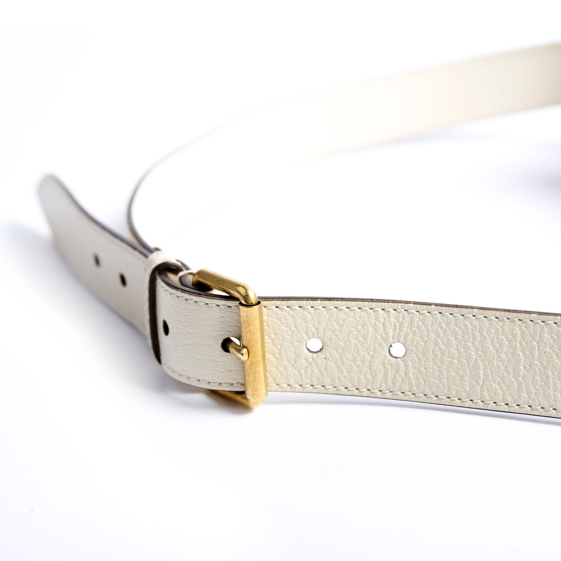 Gucci 674081 GG Supreme Ophidia Belt Bag White