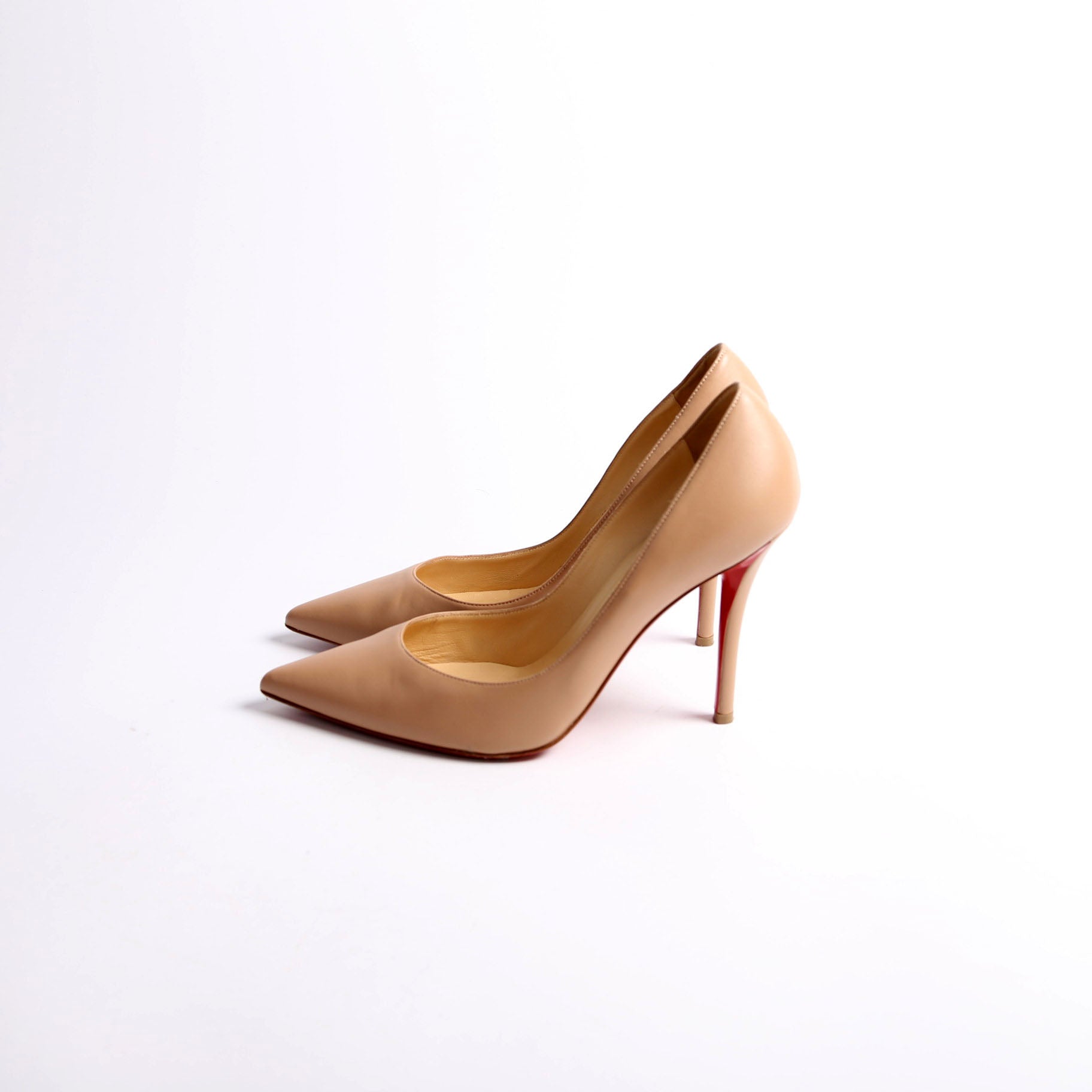 Apostrophy Pumps 100 Size 38.5 Taupe