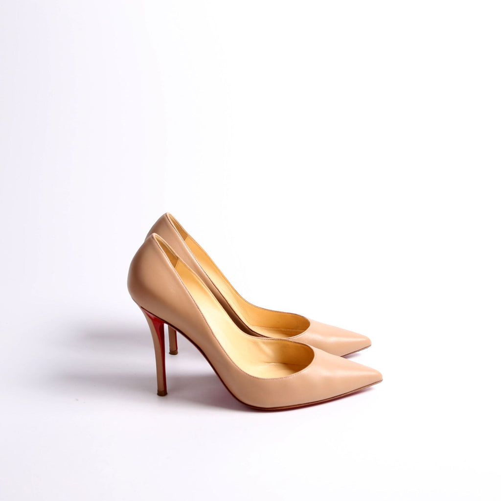 Apostrophy Pumps 100 Size 38.5 Taupe