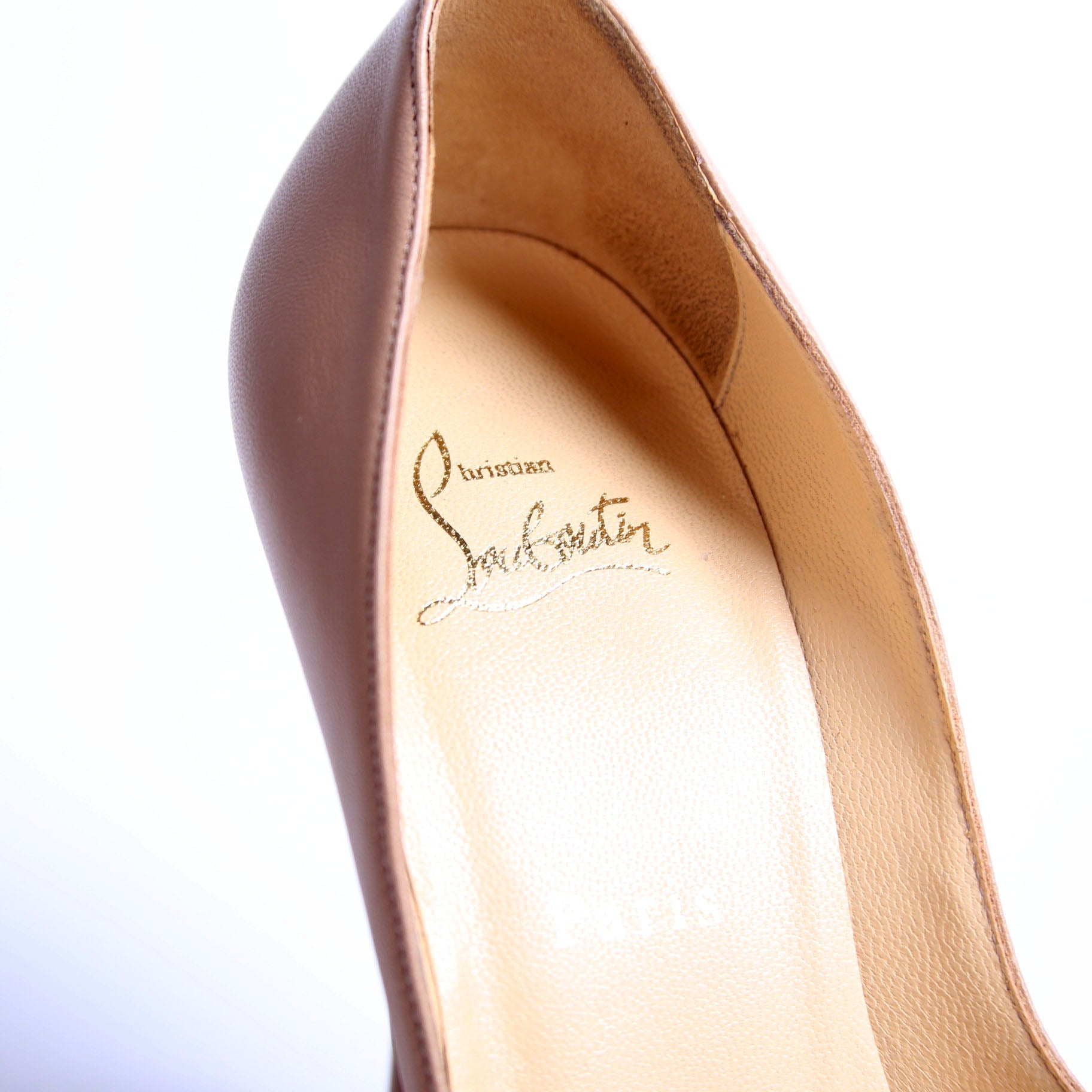 Apostrophy Pumps 100 Size 38.5 Taupe