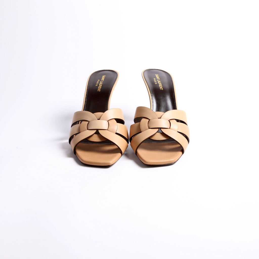 Tribute Mule Sandal 85MM Size 42 Tan