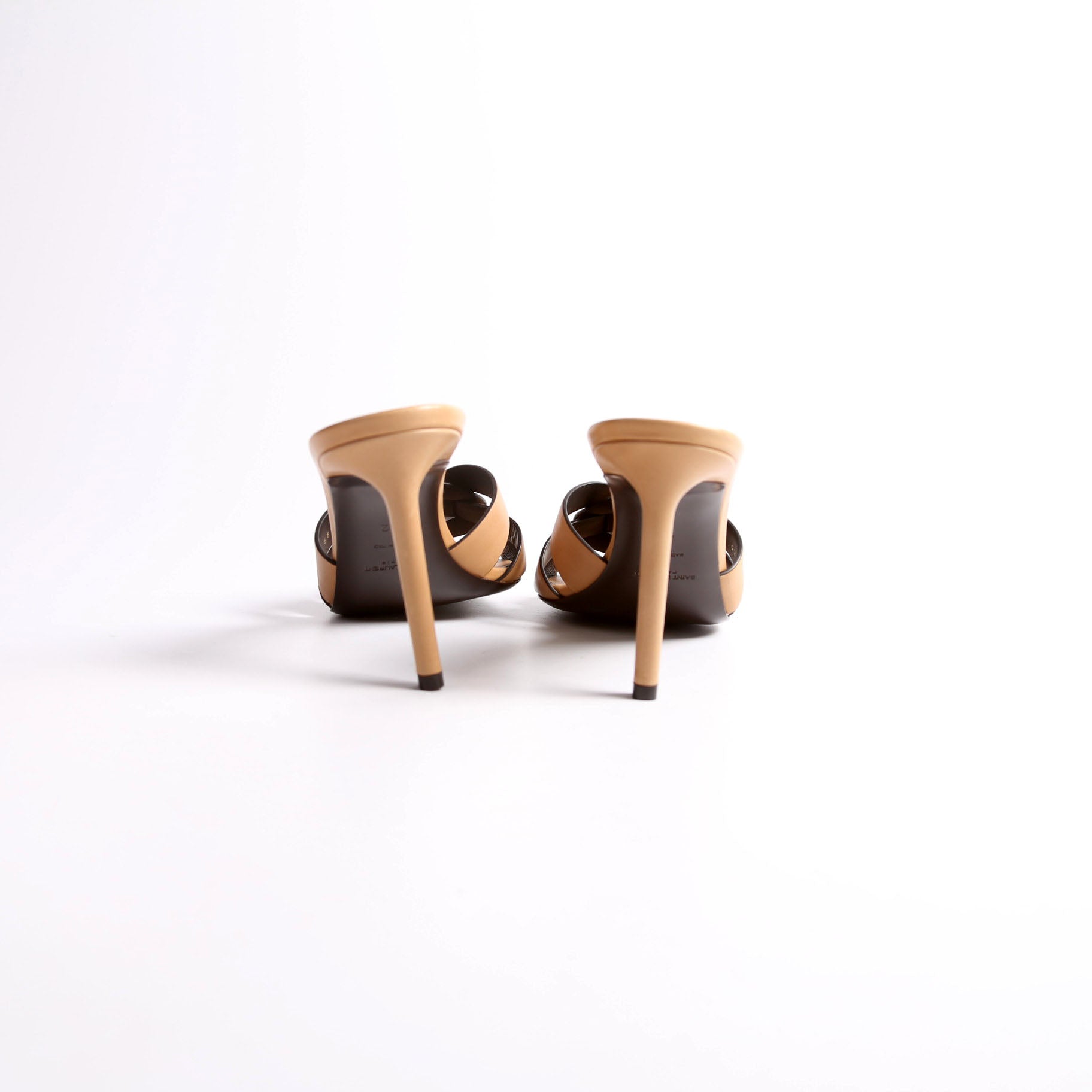 Tribute Mule Sandal 85MM Size 42 Tan