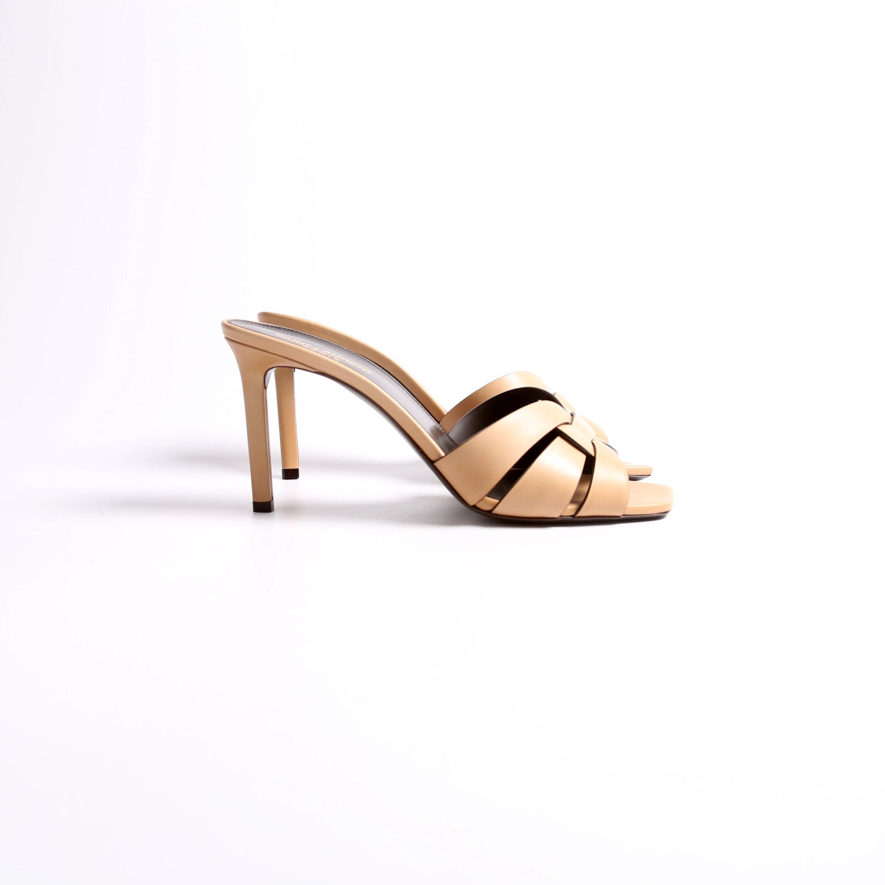Tribute Mule Sandal 85MM Size 42 Tan