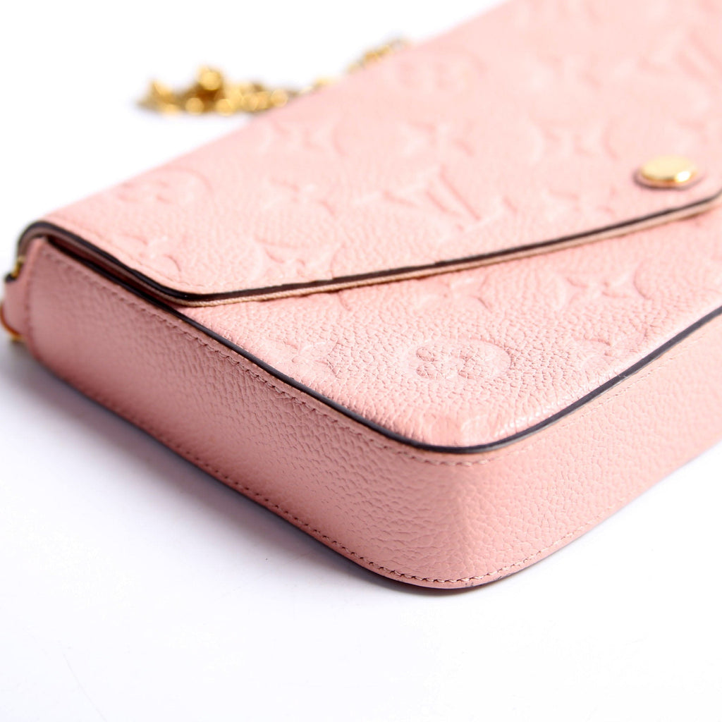 Pochette Felicie Empreinte Pink