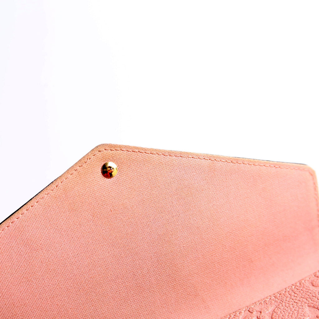 Pochette Felicie Empreinte Pink