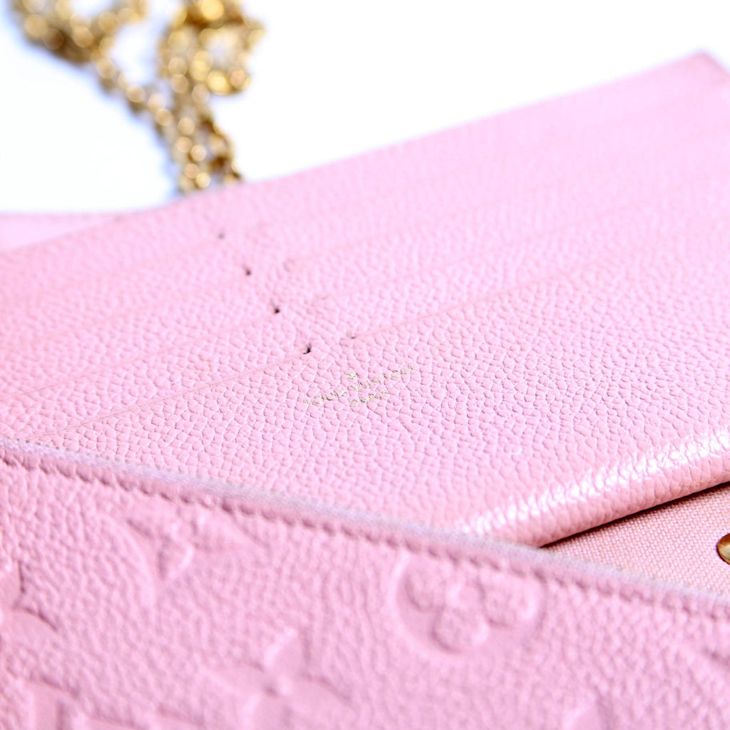 Pochette Felicie Empreinte Pink