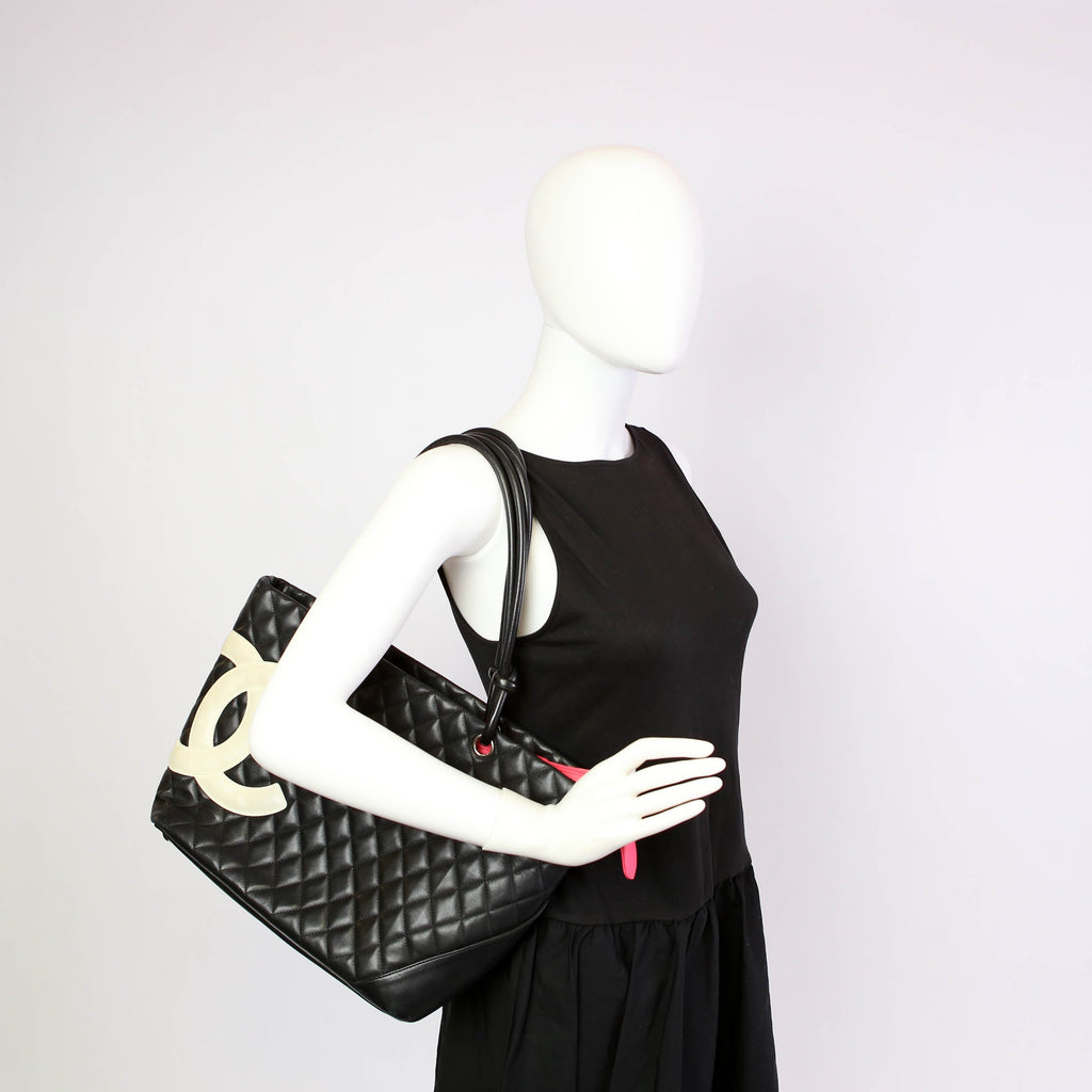 Cambon Ligne Large Tote Black