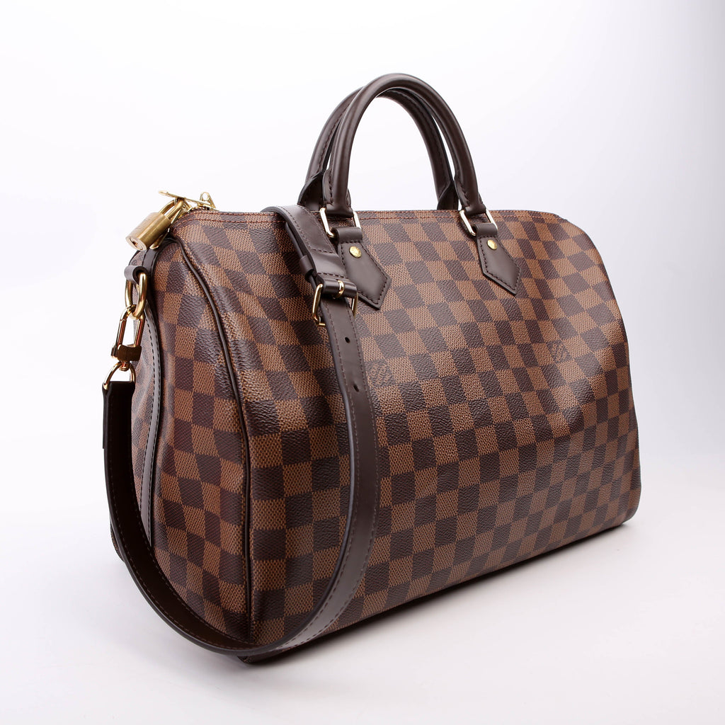 Speedy 35 Bandouliere Damier Ebene