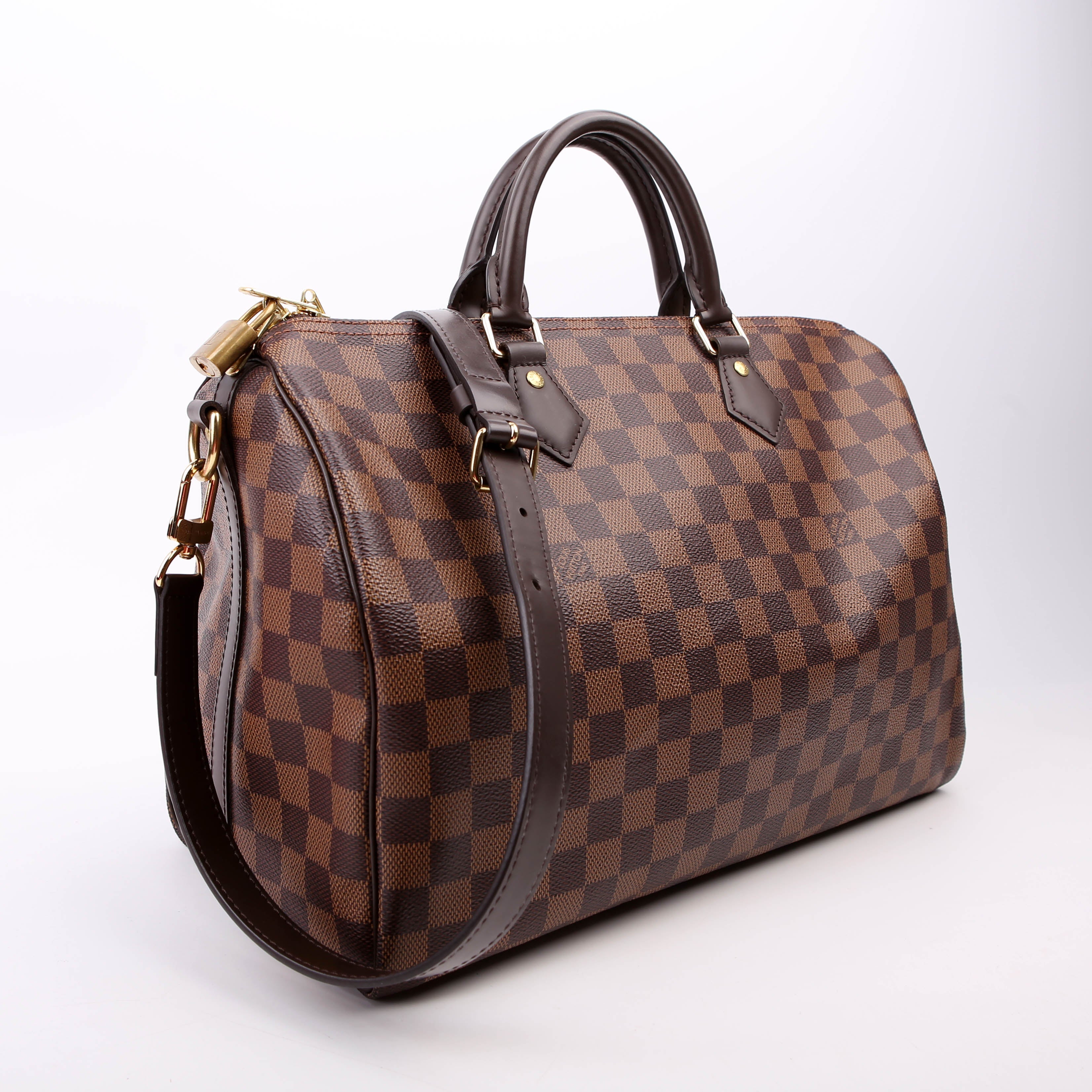 Speedy 35 Bandouliere Damier Ebene