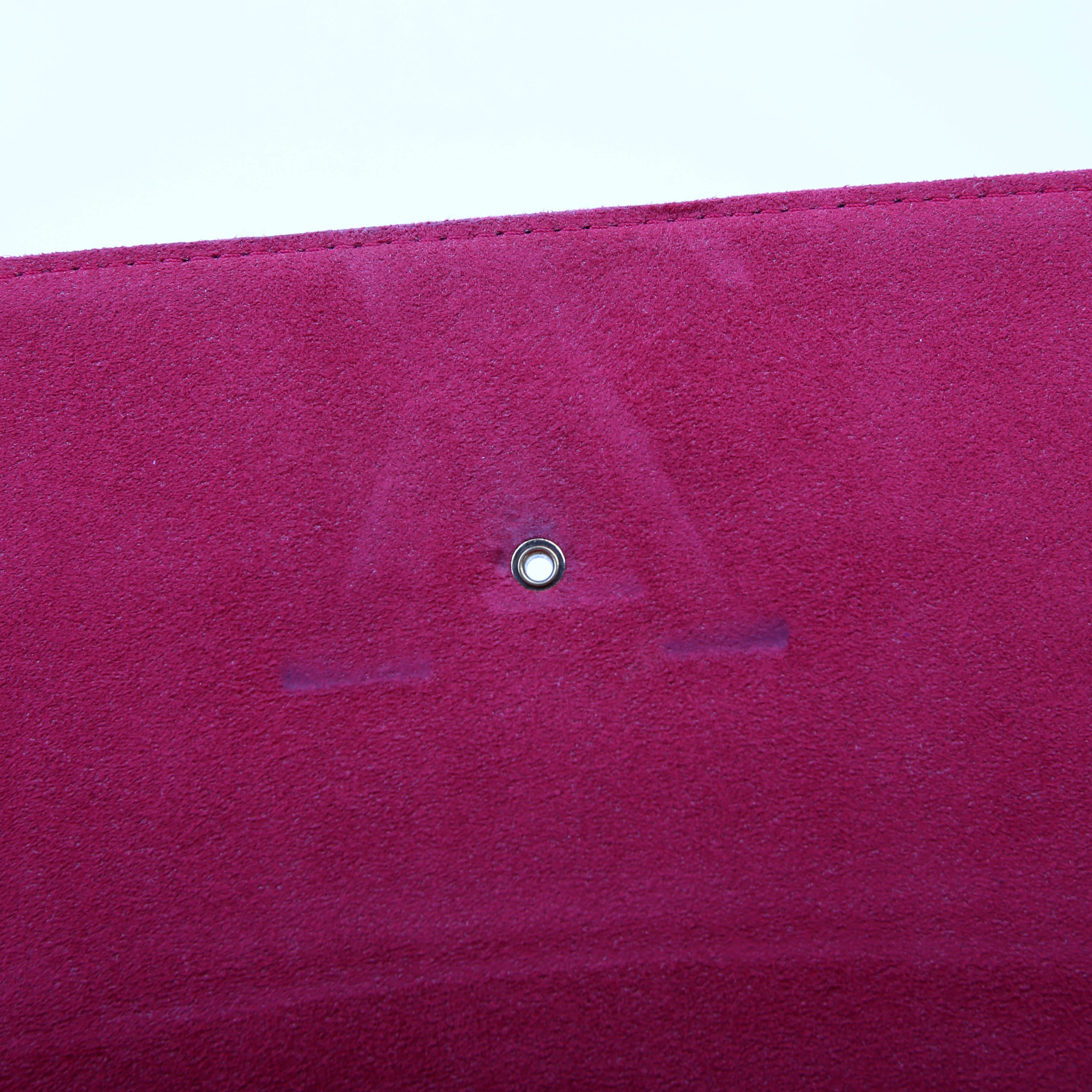 Louise MM Chain Bag Calfskin Red