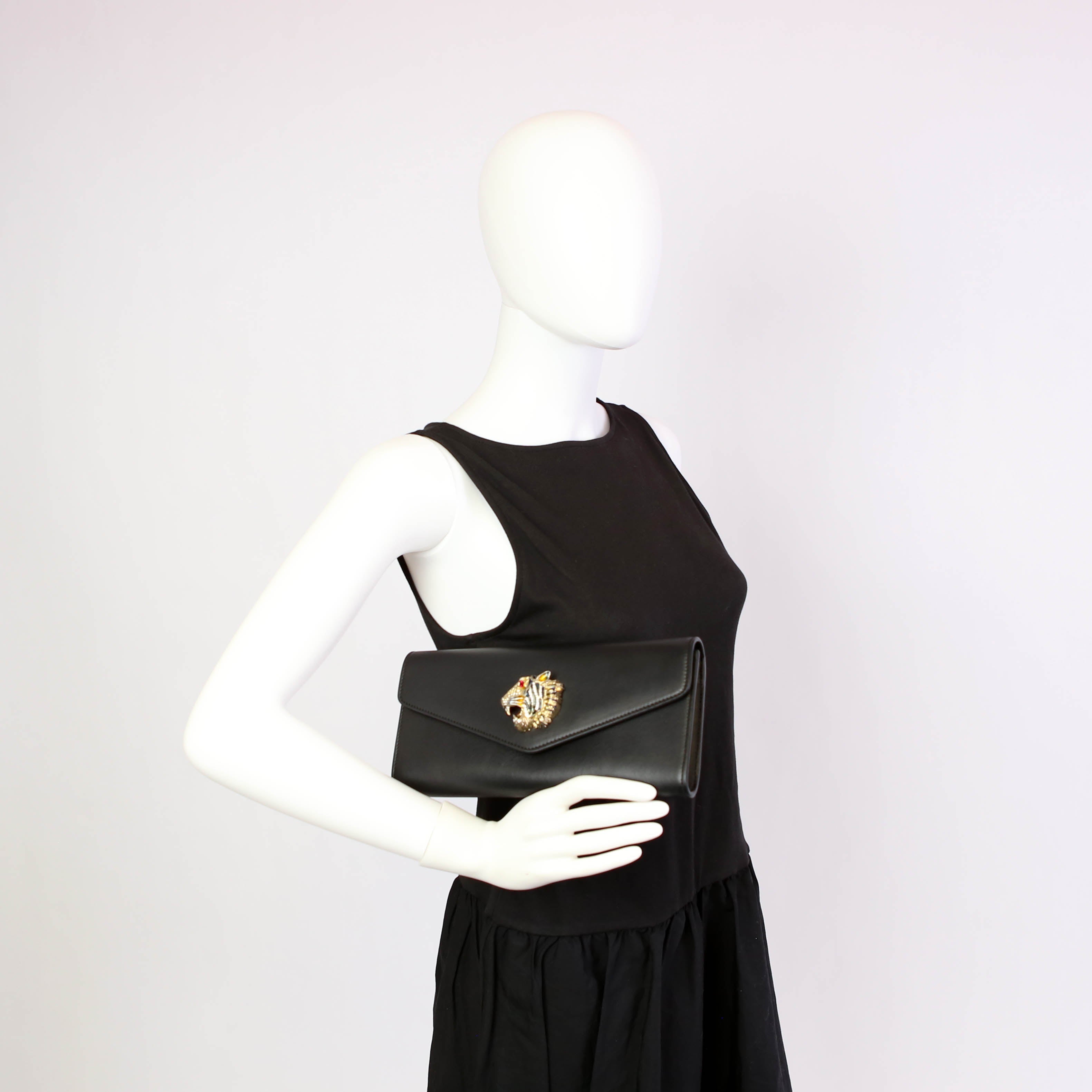 576532 Rajah Broadway Clutch Black