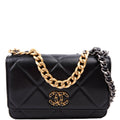 Chanel 19 WOC Quilted Lambskin Black