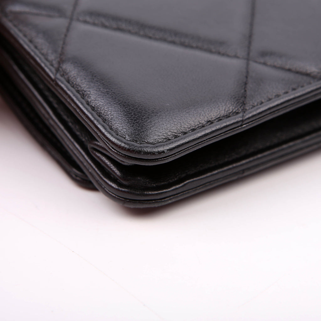 Chanel 19 WOC Quilted Lambskin Black