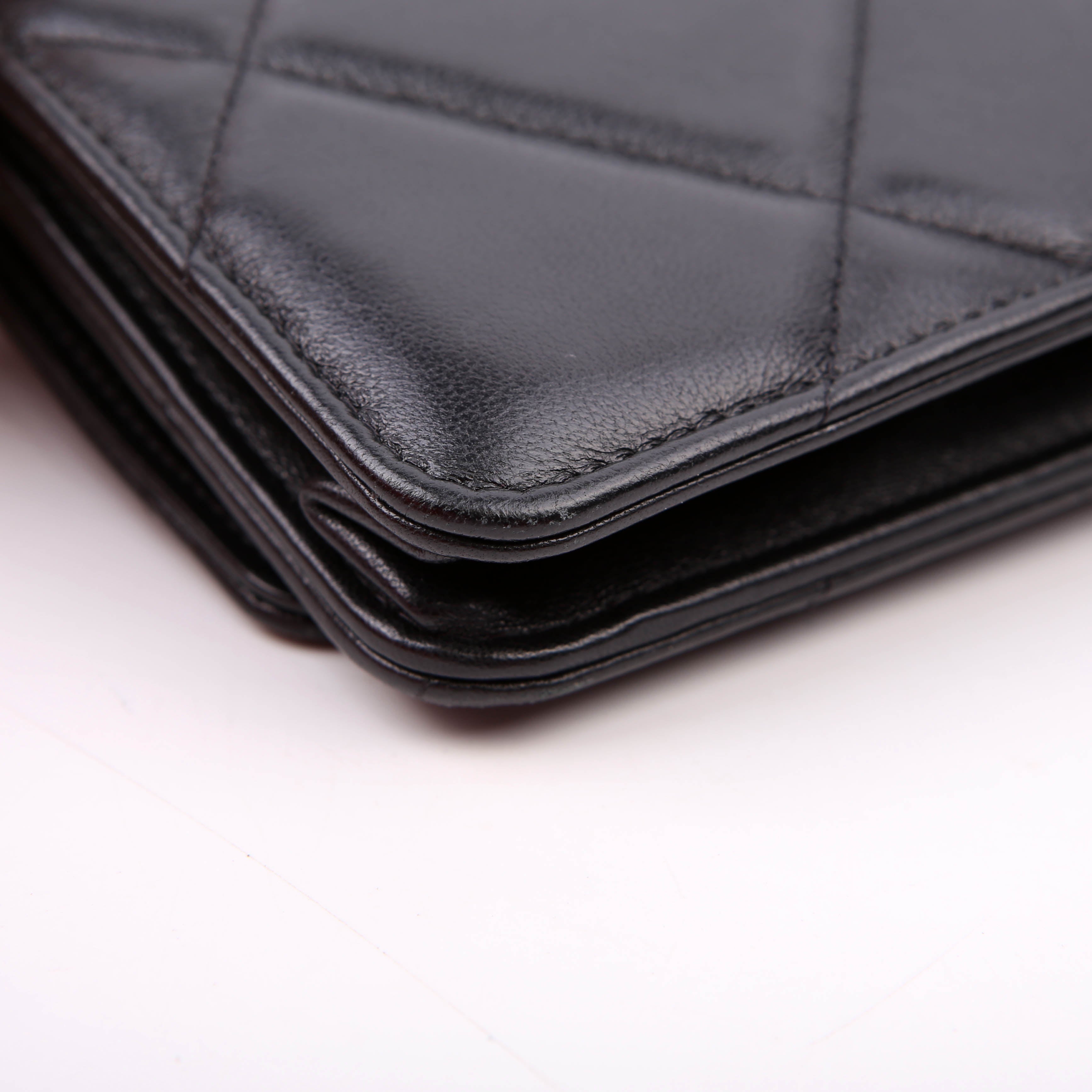 Chanel 19 WOC Quilted Lambskin Black