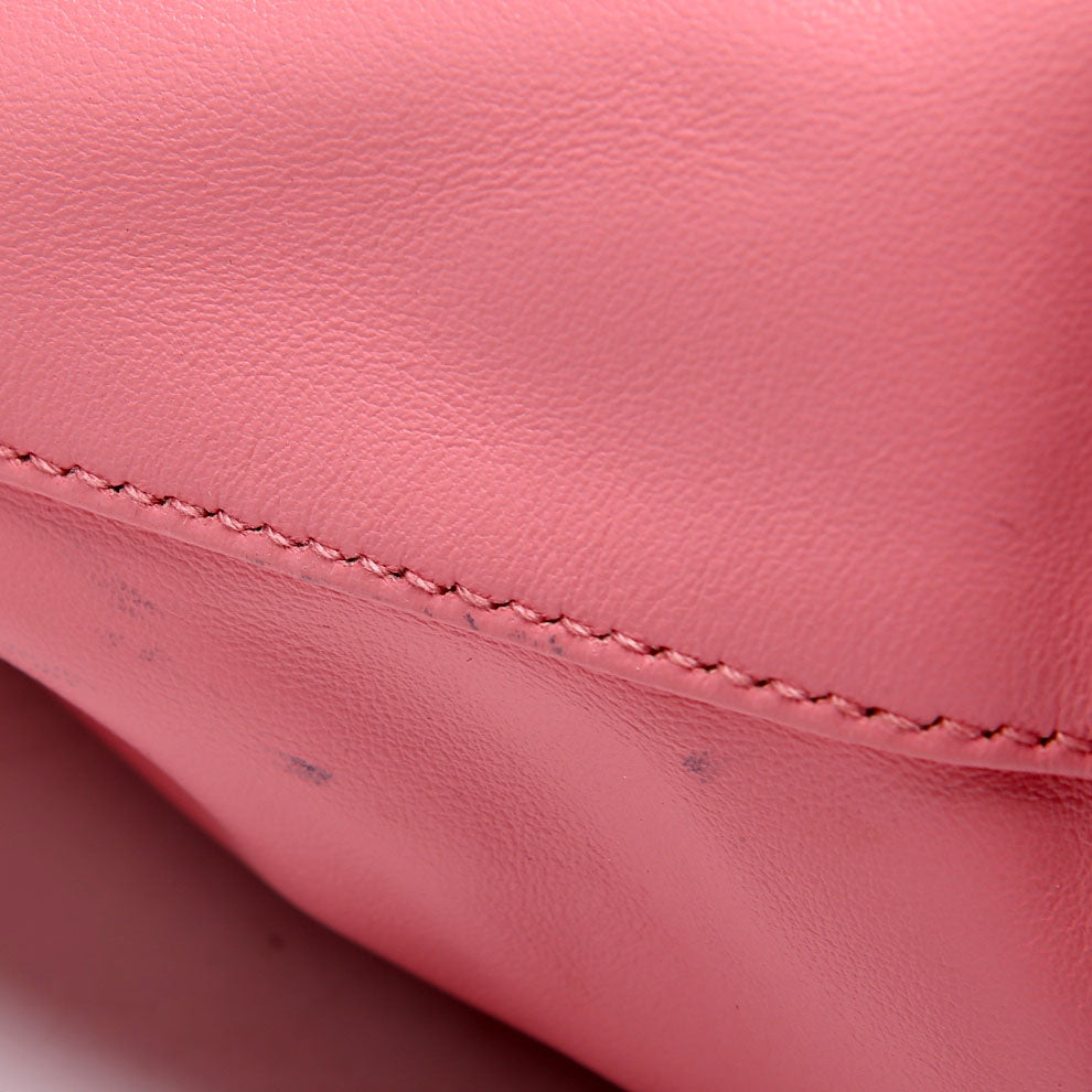 Prada Soft Leather Mini Bucket Pink