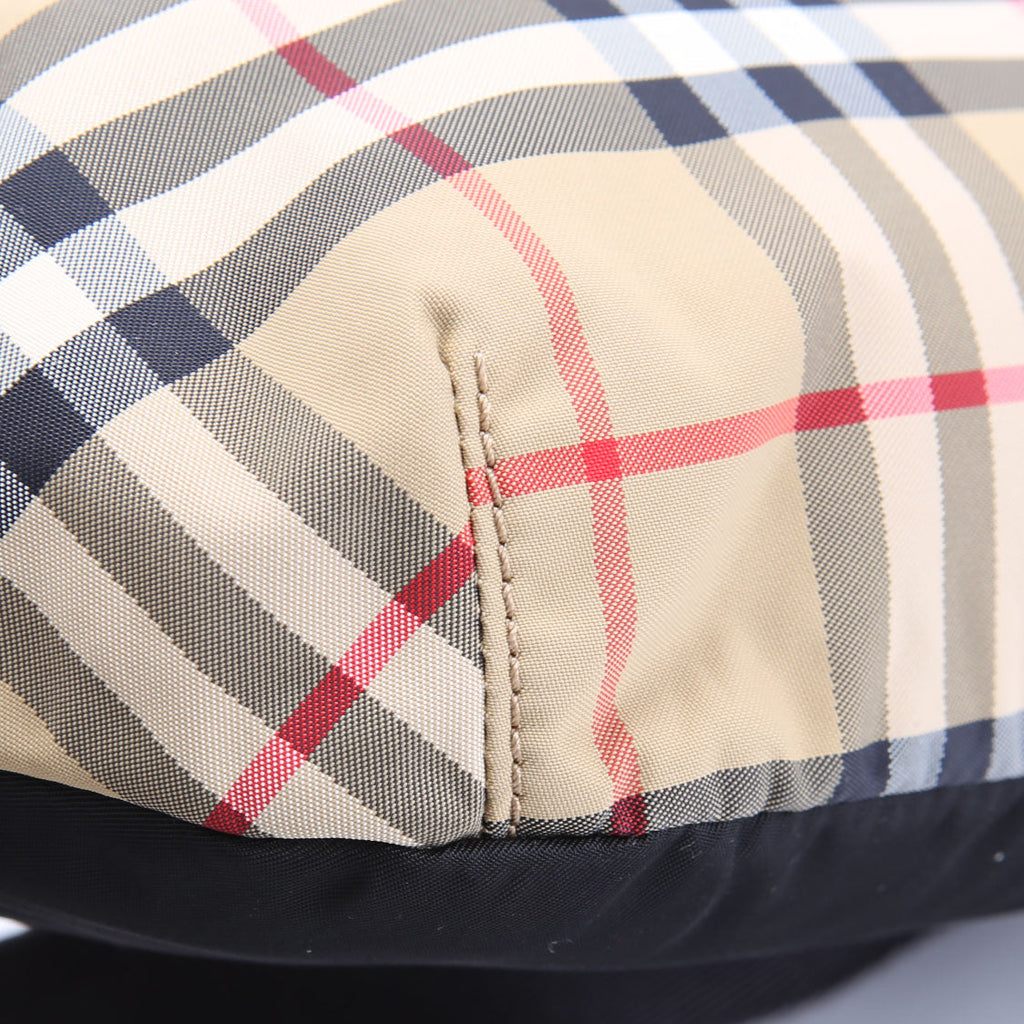 Haymarket Check Nylon Belt Bag Black